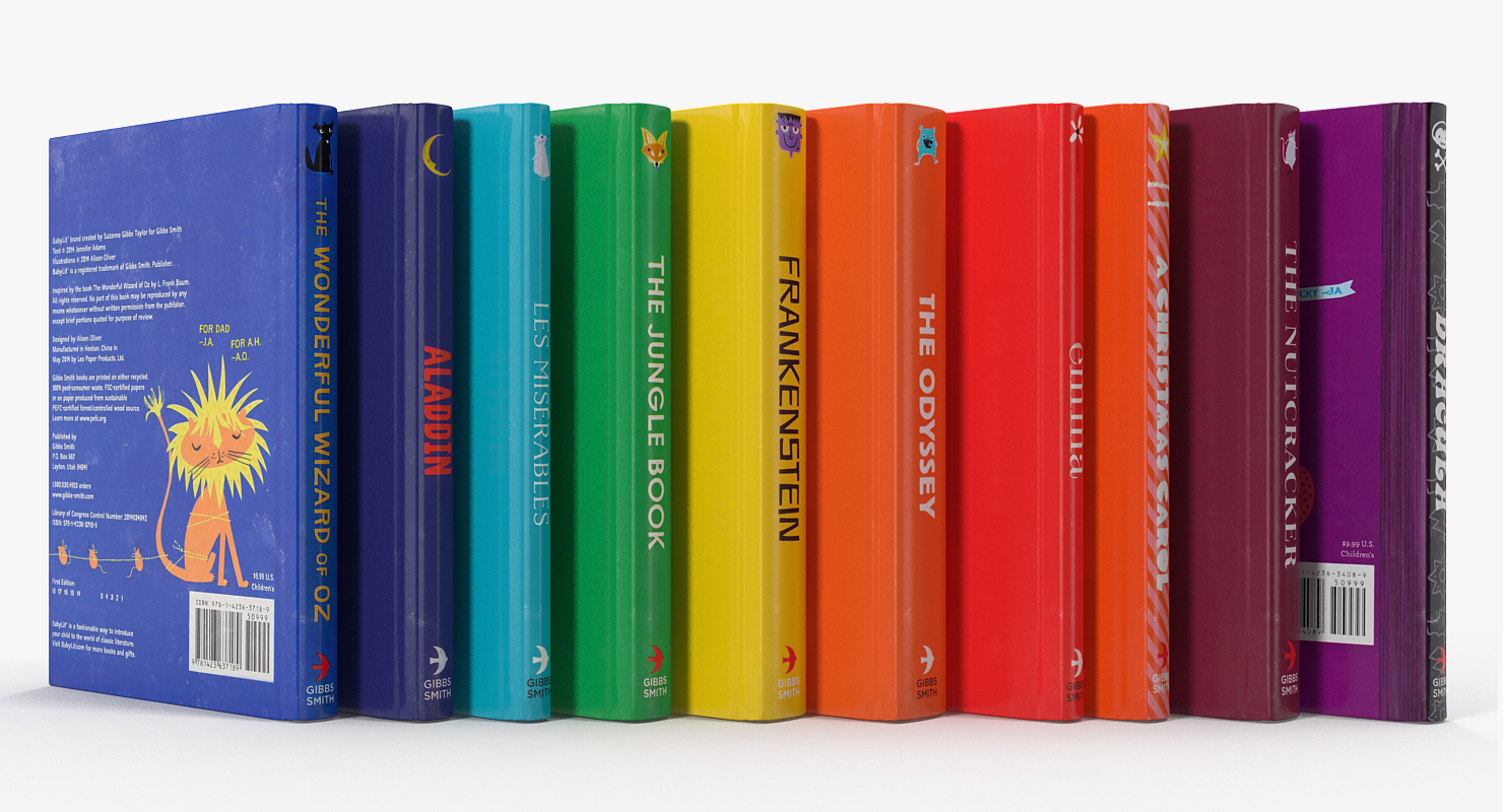 3D model Childrens Books