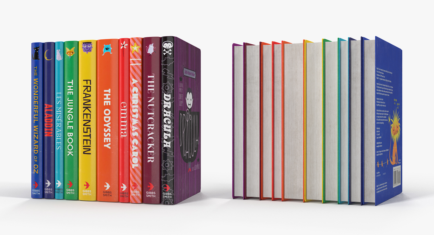 3D model Childrens Books