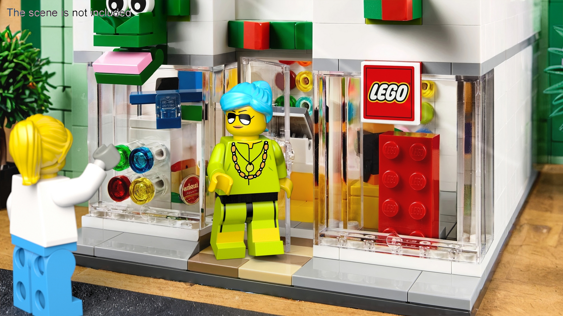 3D Minifigure LEGO Fashionista Rigged for Maya model