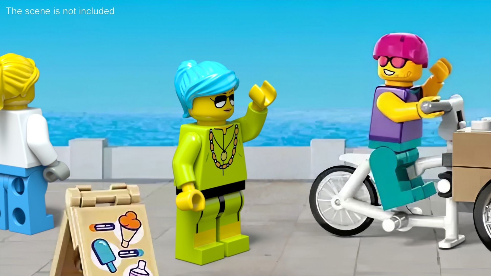 3D Minifigure LEGO Fashionista Rigged for Maya model