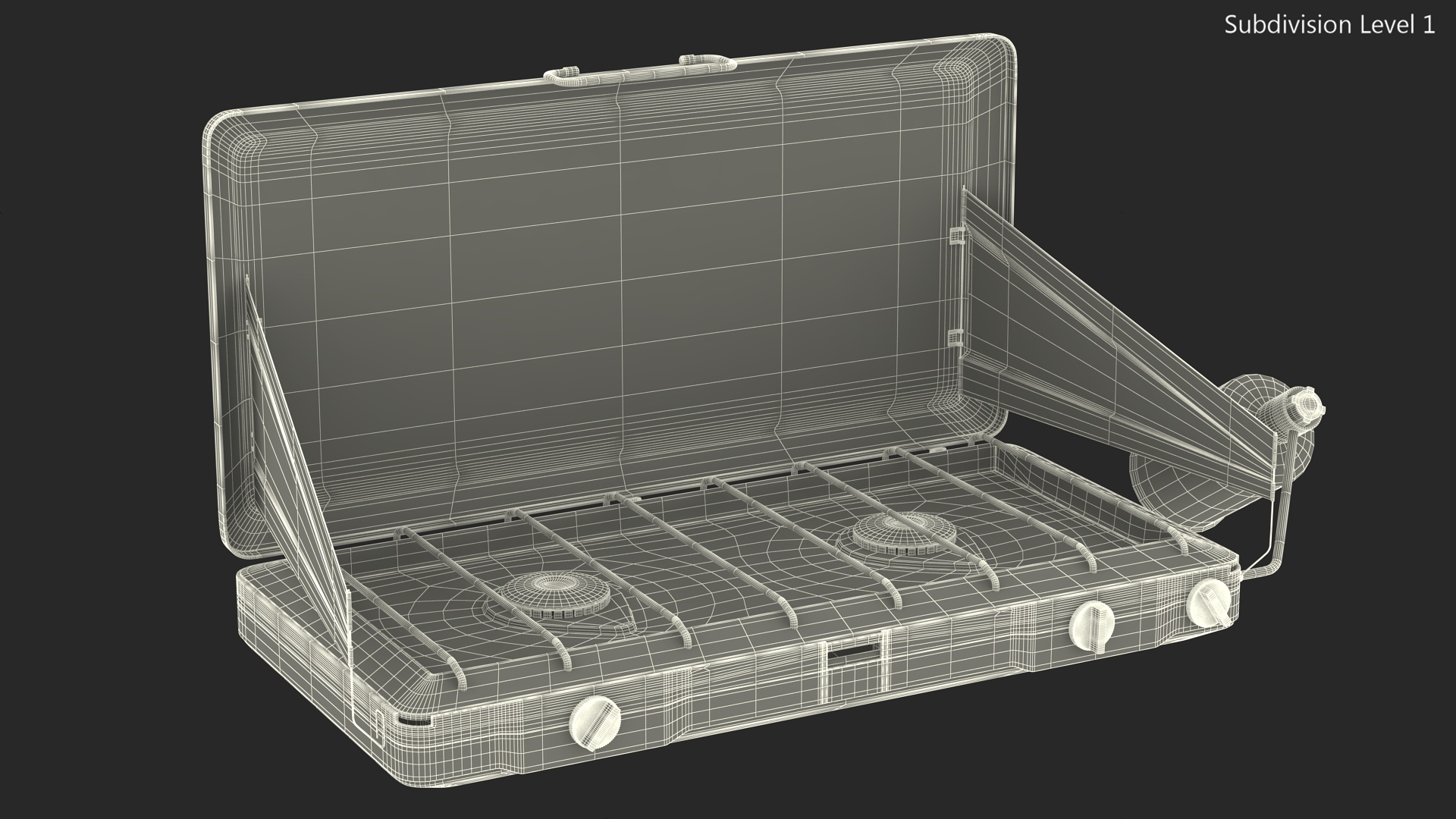 3D Camping Stove model