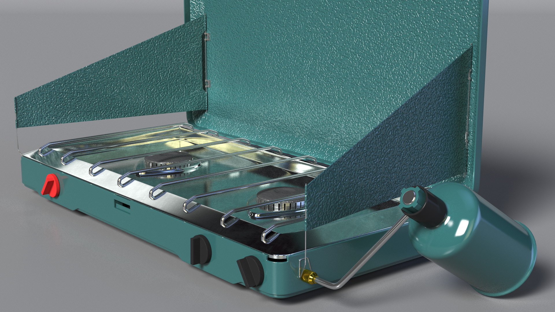 3D Camping Stove model
