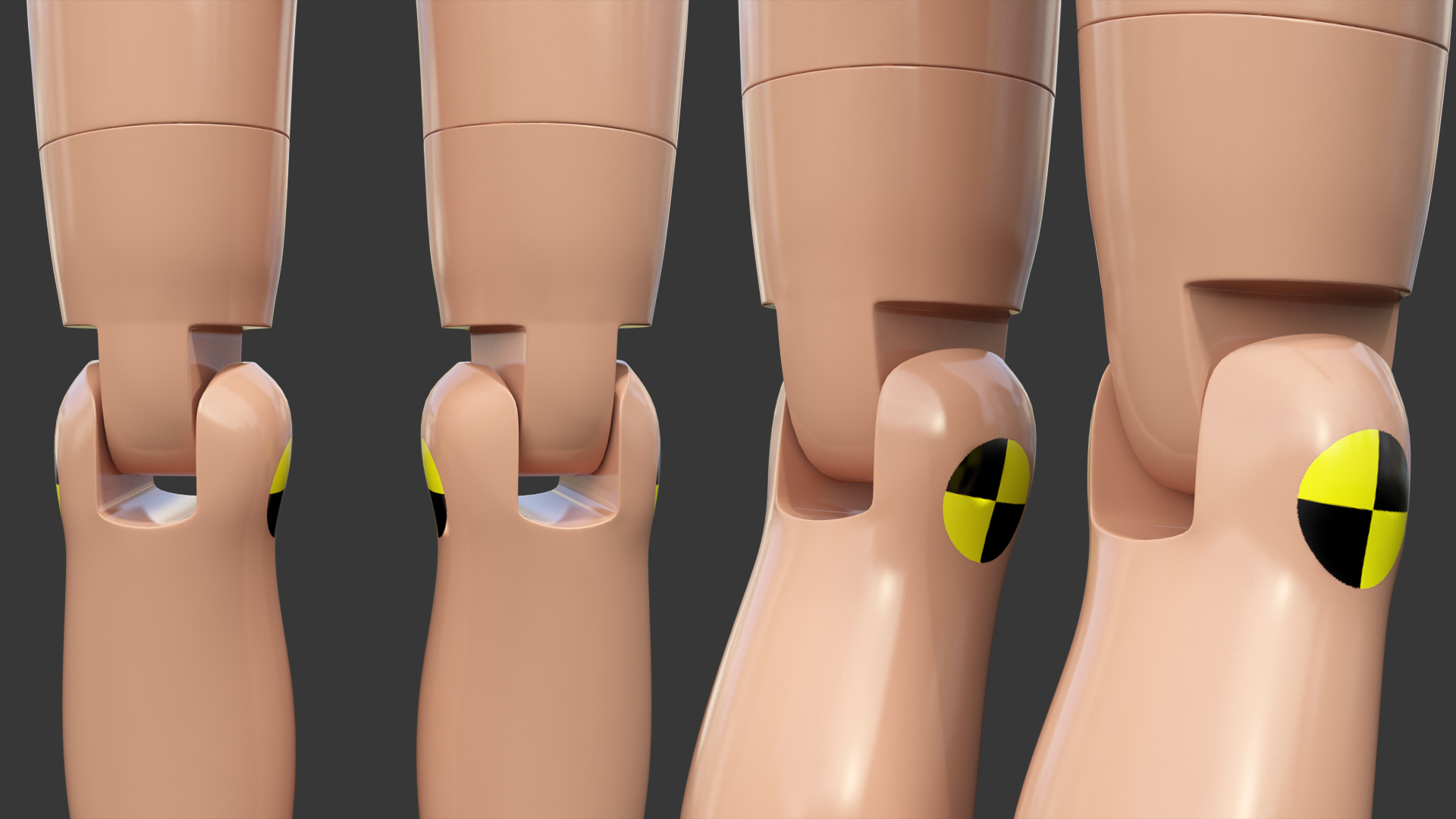Child Crash Test Dummy T-Pose 3D model