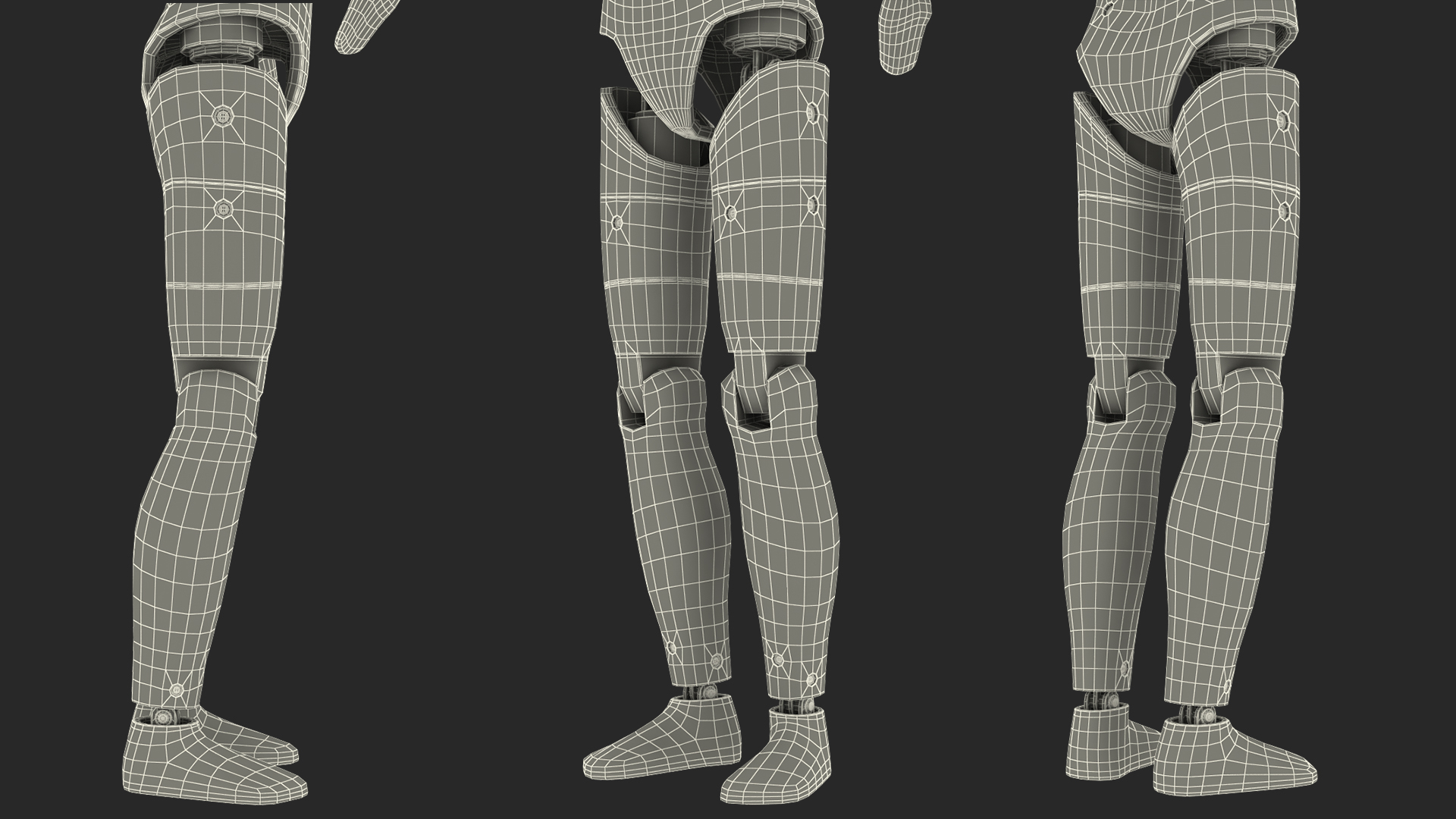 Child Crash Test Dummy T-Pose 3D model