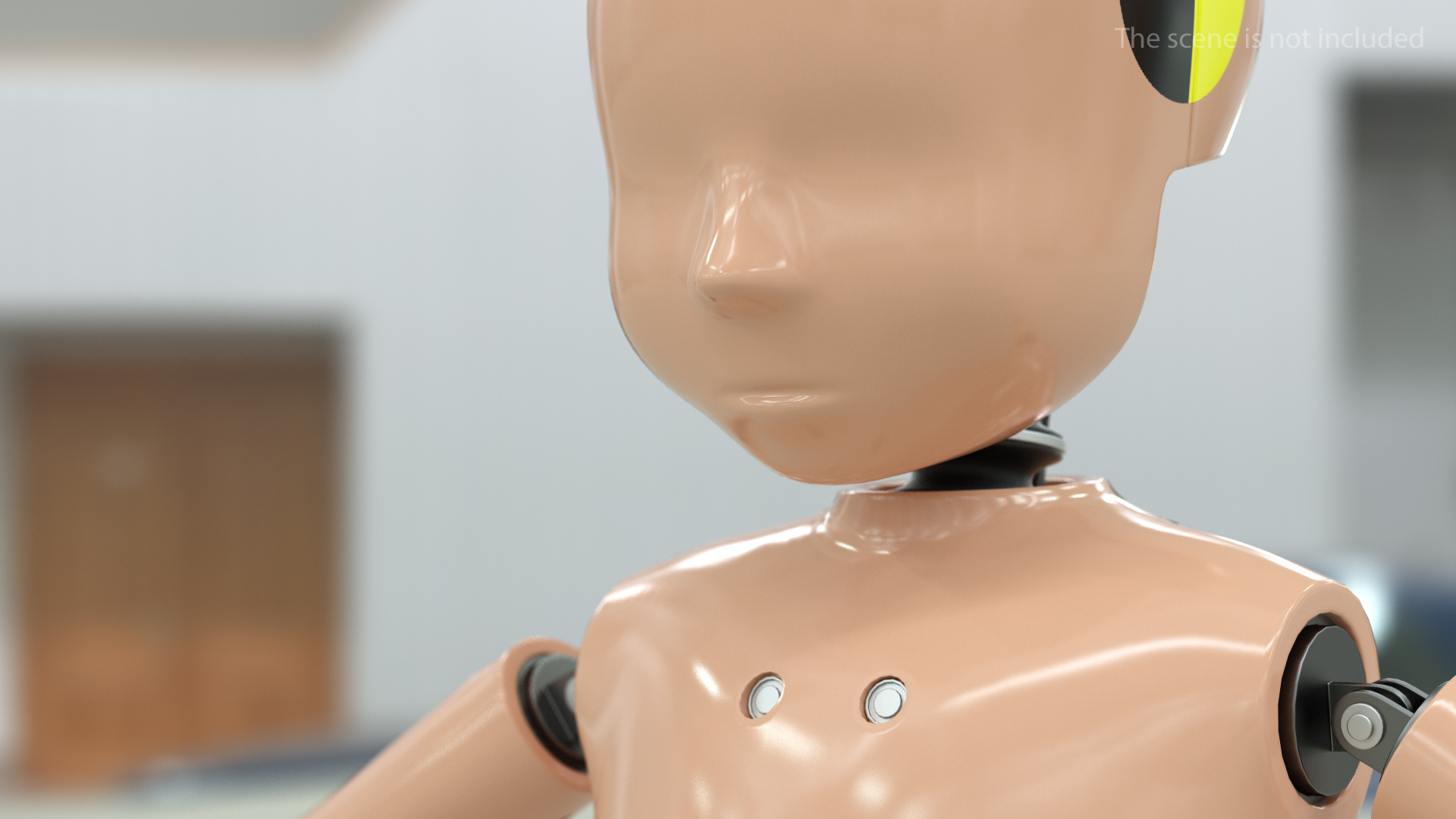 Child Crash Test Dummy T-Pose 3D model