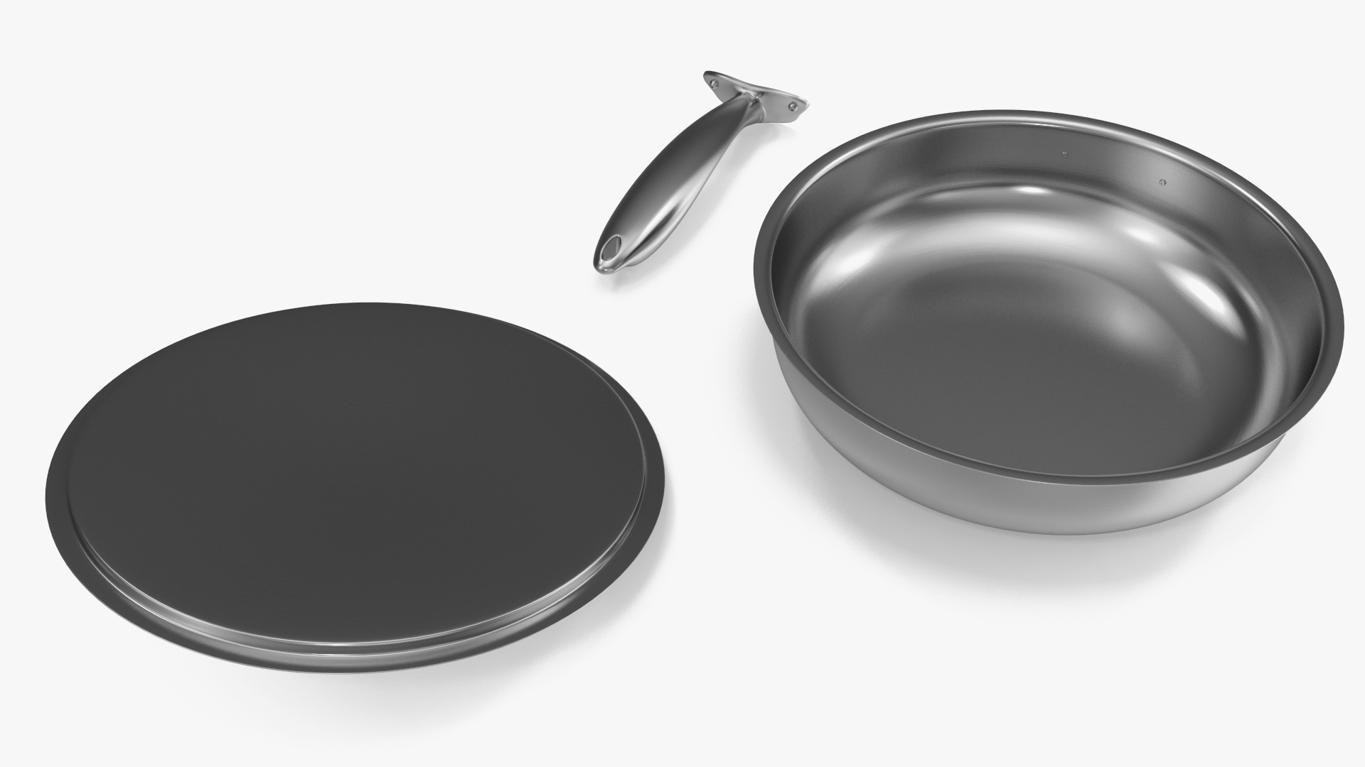 Aluminum Frying Pan 3D model