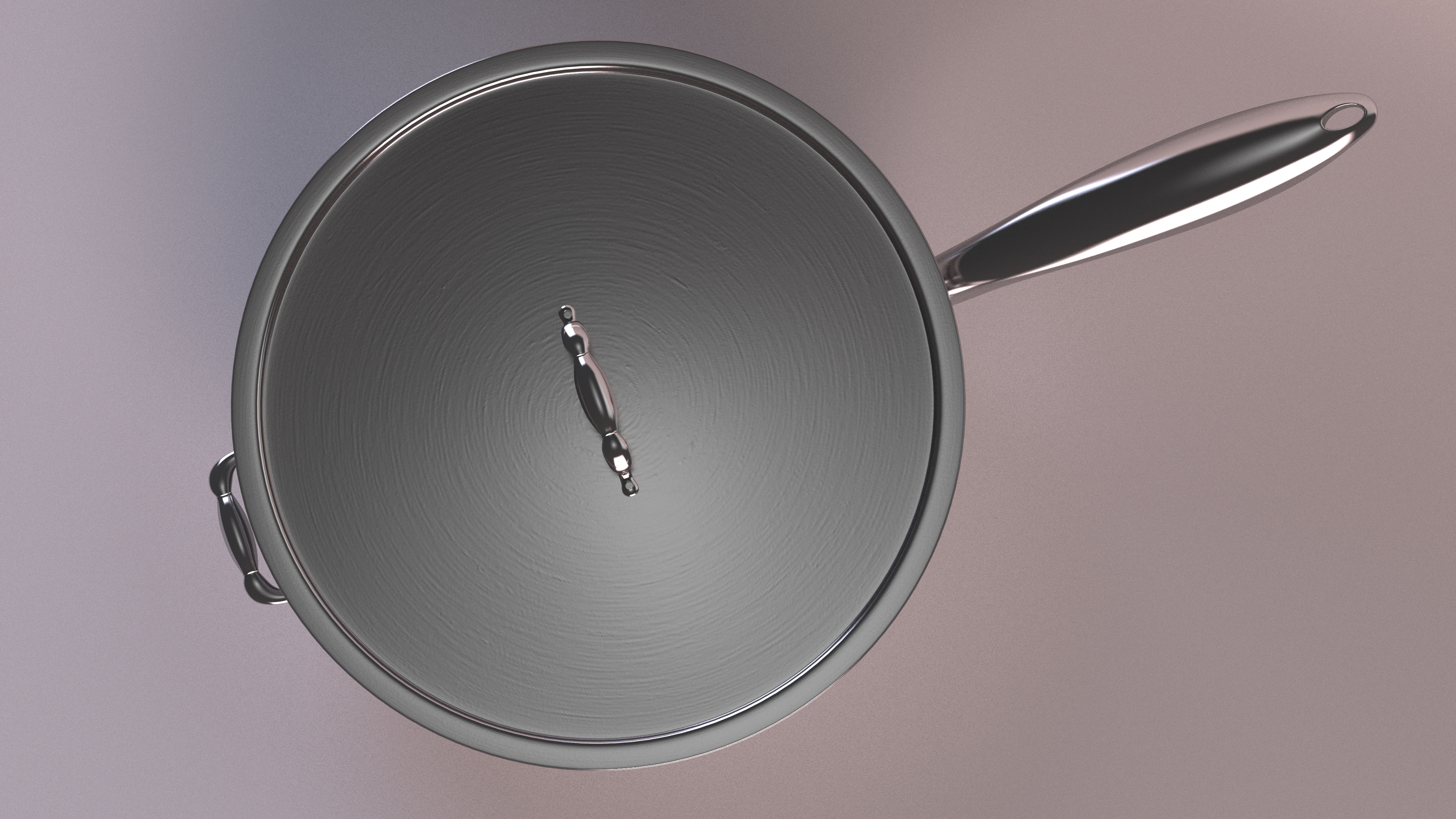 Aluminum Frying Pan 3D model