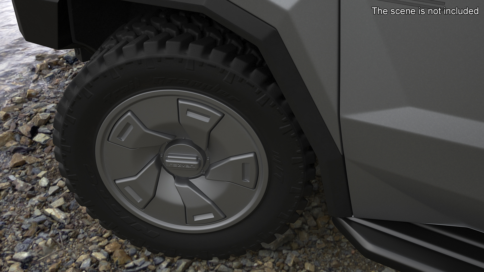 Armored Wheel SUV 3D