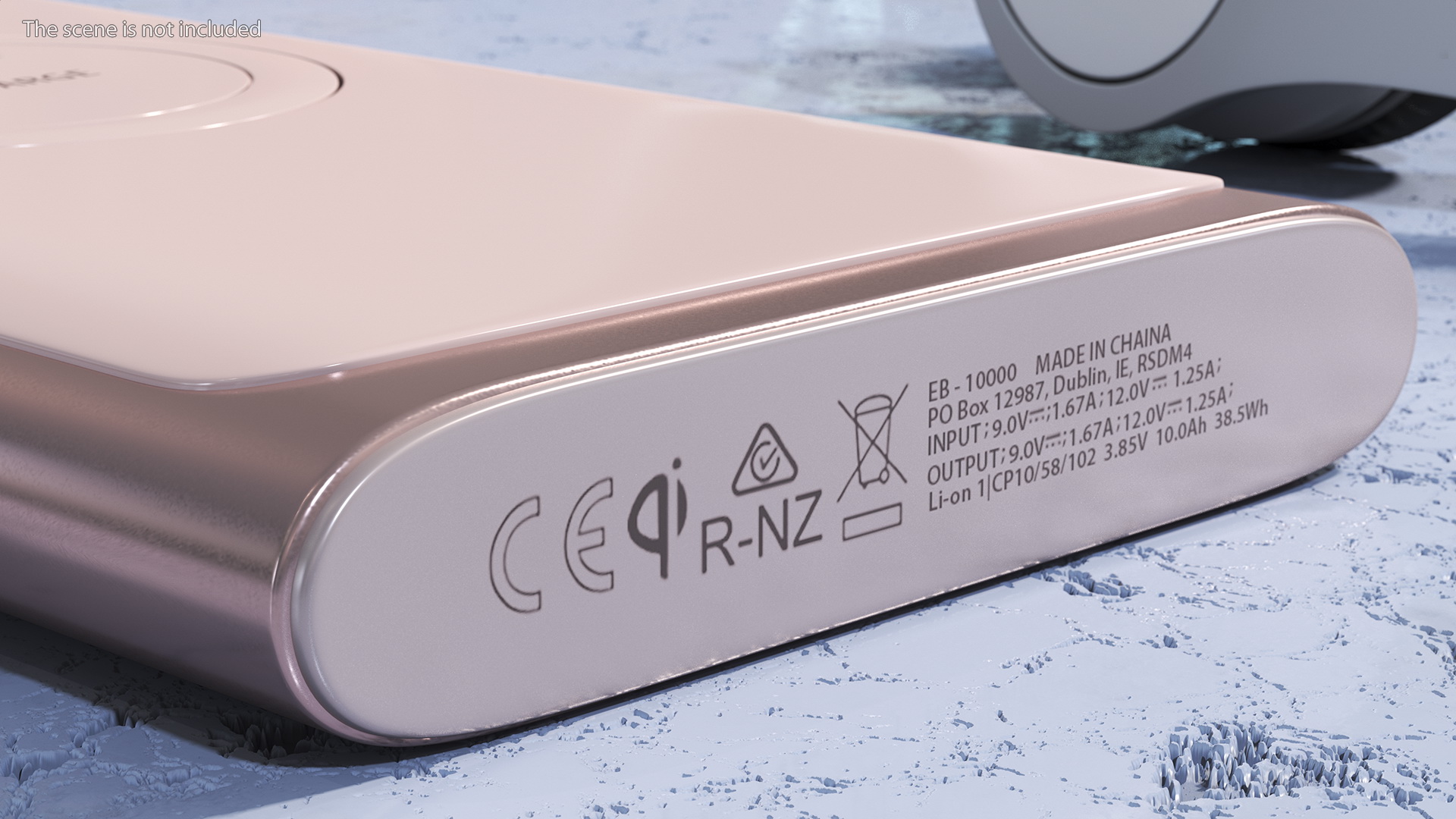 Samsung Wireless Battery Pack Martian Pink 3D
