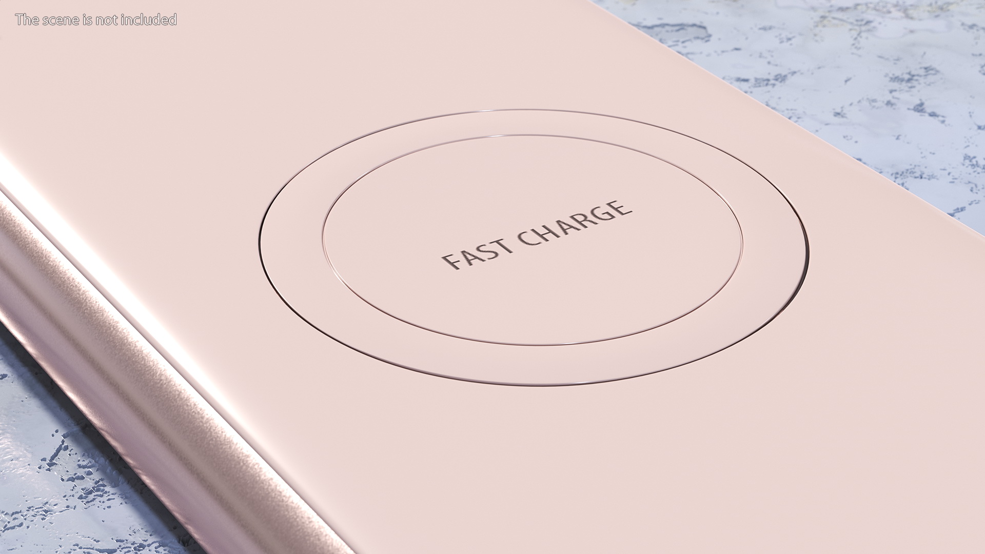 Samsung Wireless Battery Pack Martian Pink 3D
