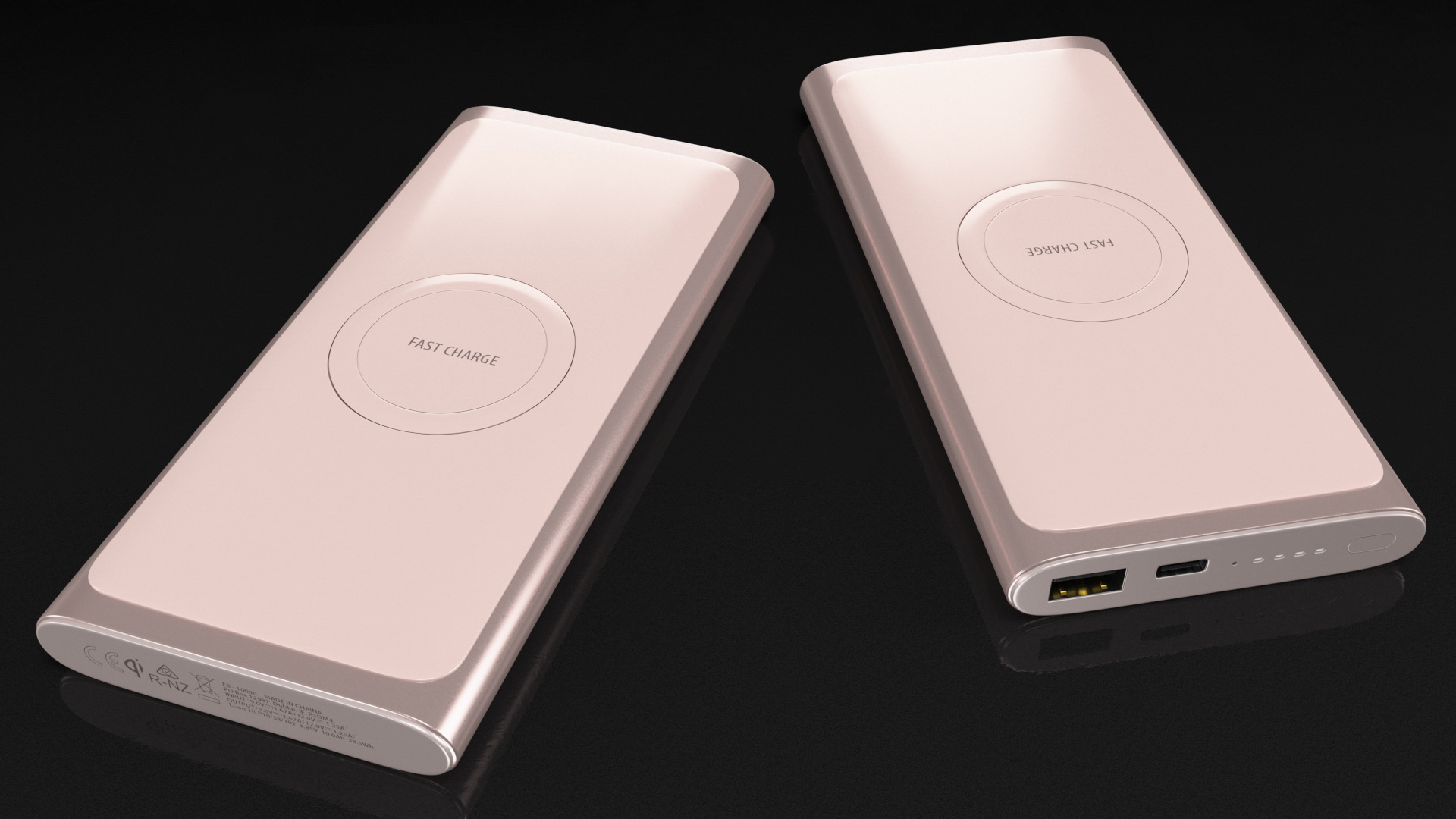 Samsung Wireless Battery Pack Martian Pink 3D