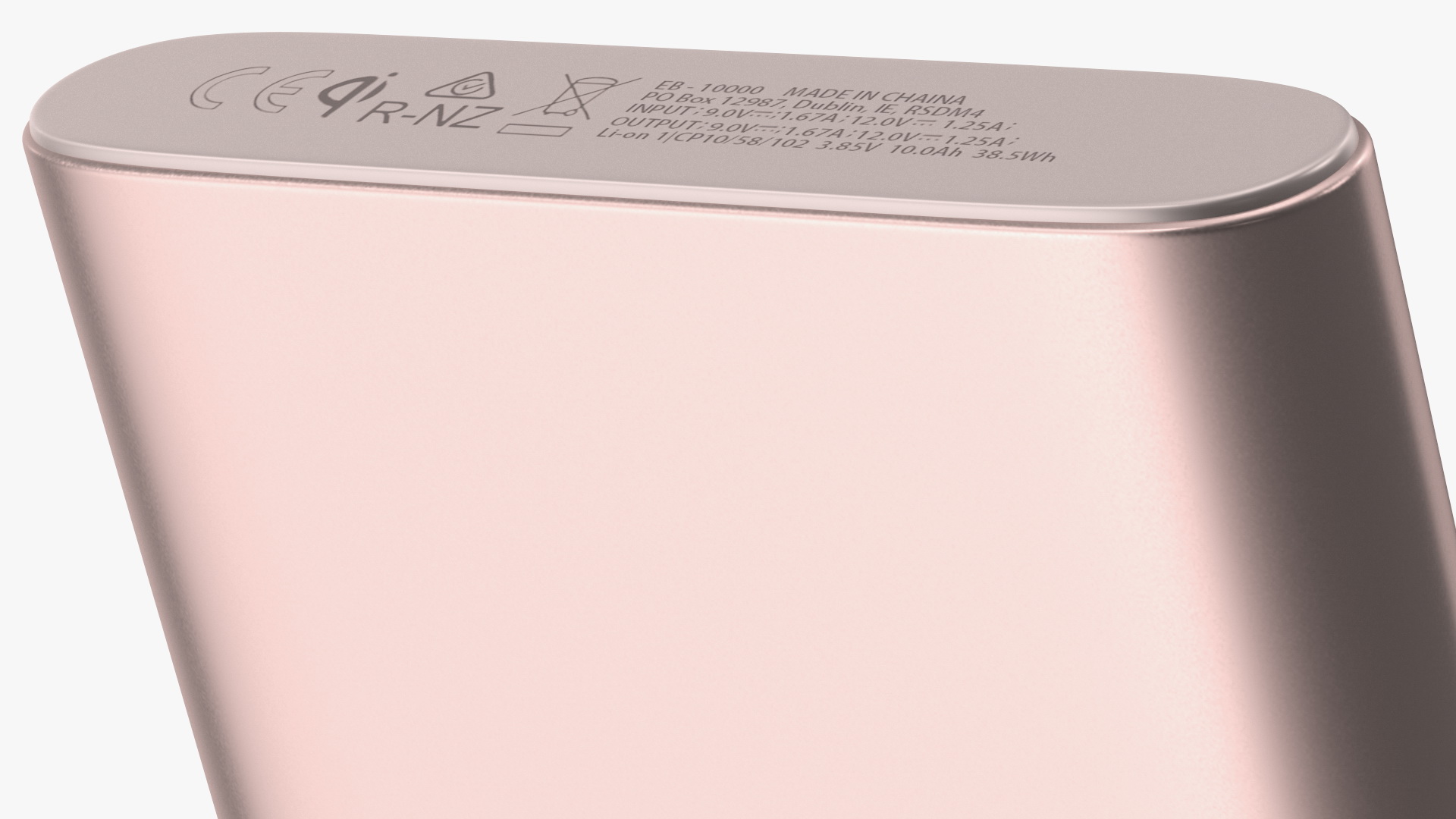Samsung Wireless Battery Pack Martian Pink 3D