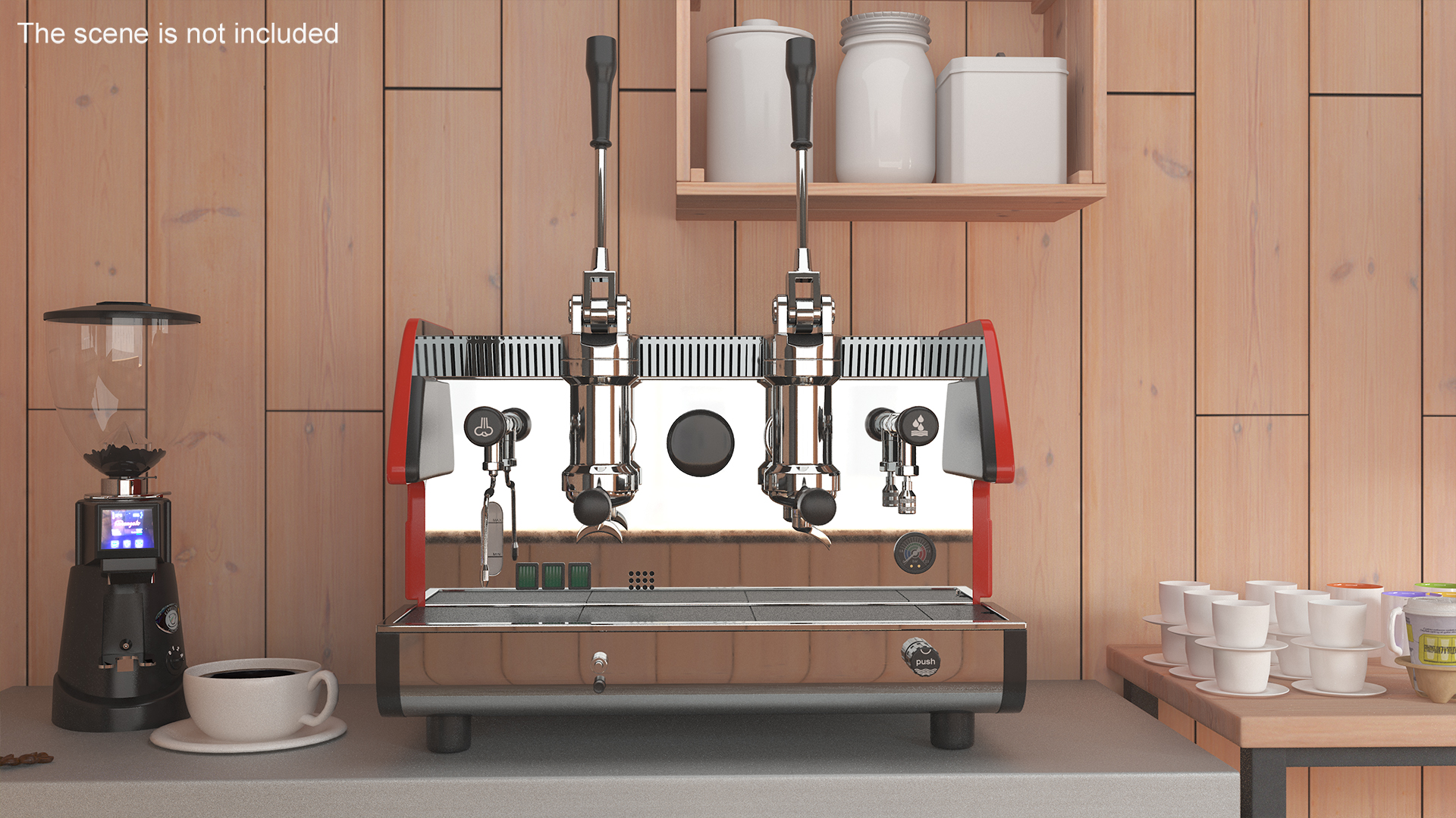 3D 2-Group Lever Commercial Espresso Machine