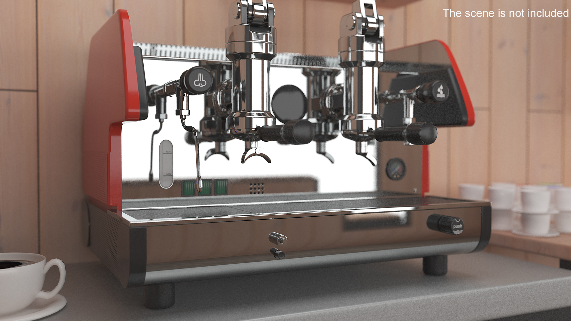 3D 2-Group Lever Commercial Espresso Machine