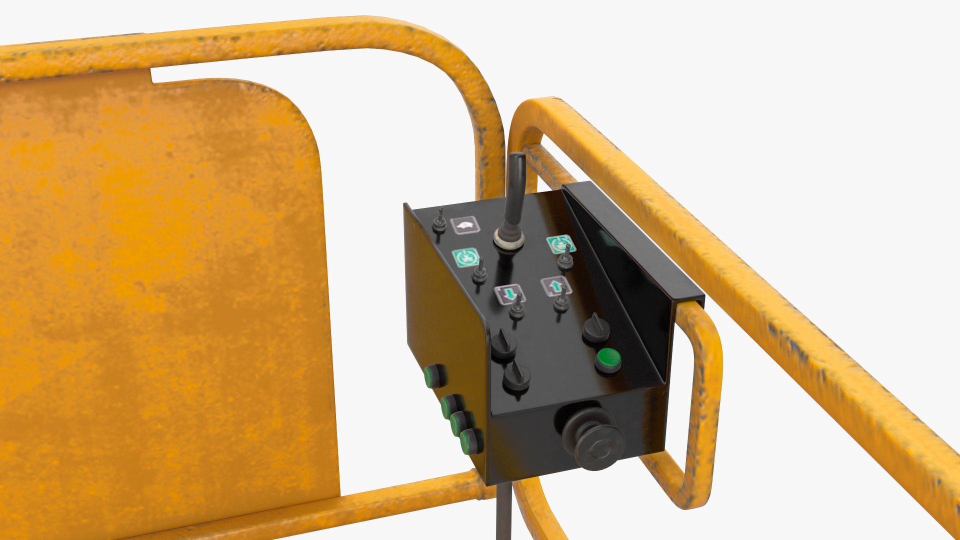 3D model Industrial Heavy Duty Scissor Lift Rigged for Maya