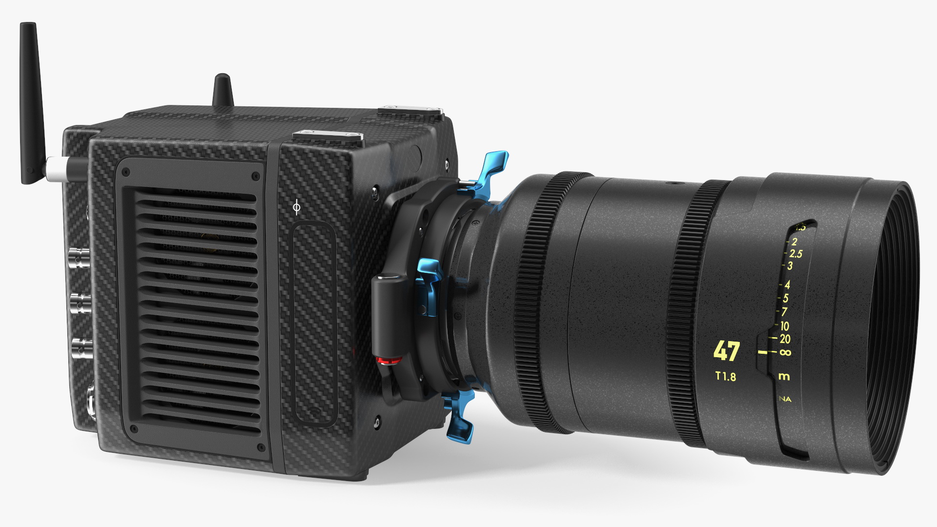 3D Digital Cinema Camera With Lens