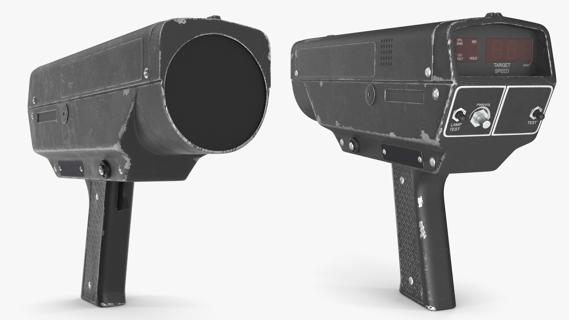 Radar Velocity Gun Black 3D model