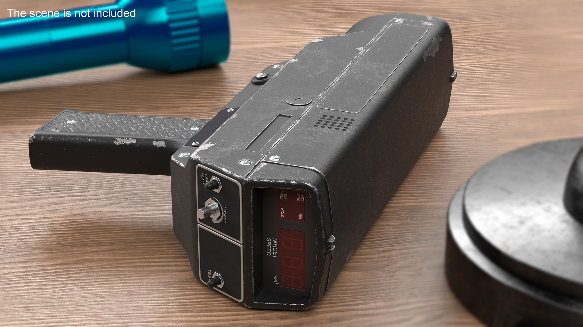 Radar Velocity Gun Black 3D model