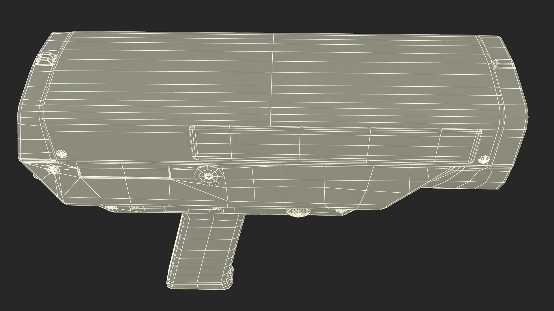 Radar Velocity Gun Black 3D model