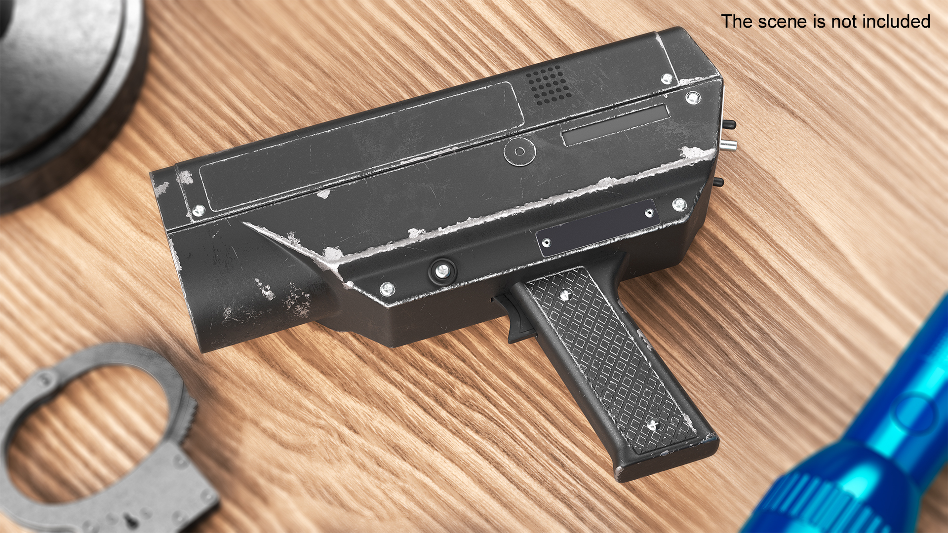Radar Velocity Gun Black 3D model