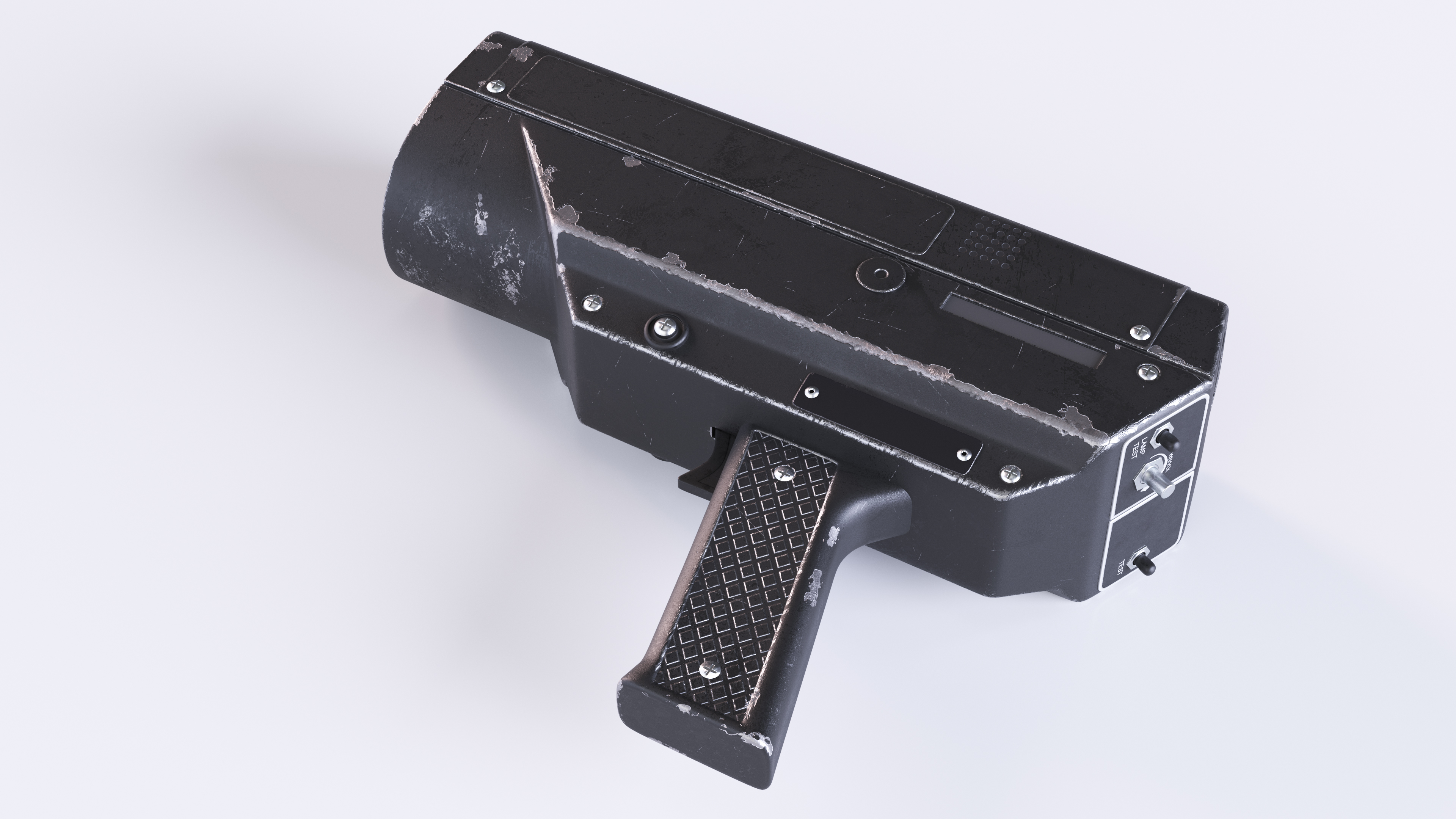 Radar Velocity Gun Black 3D model