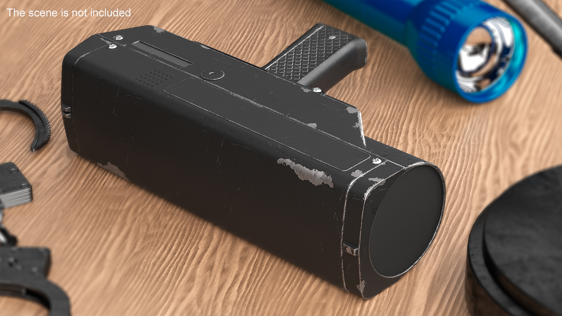 Radar Velocity Gun Black 3D model