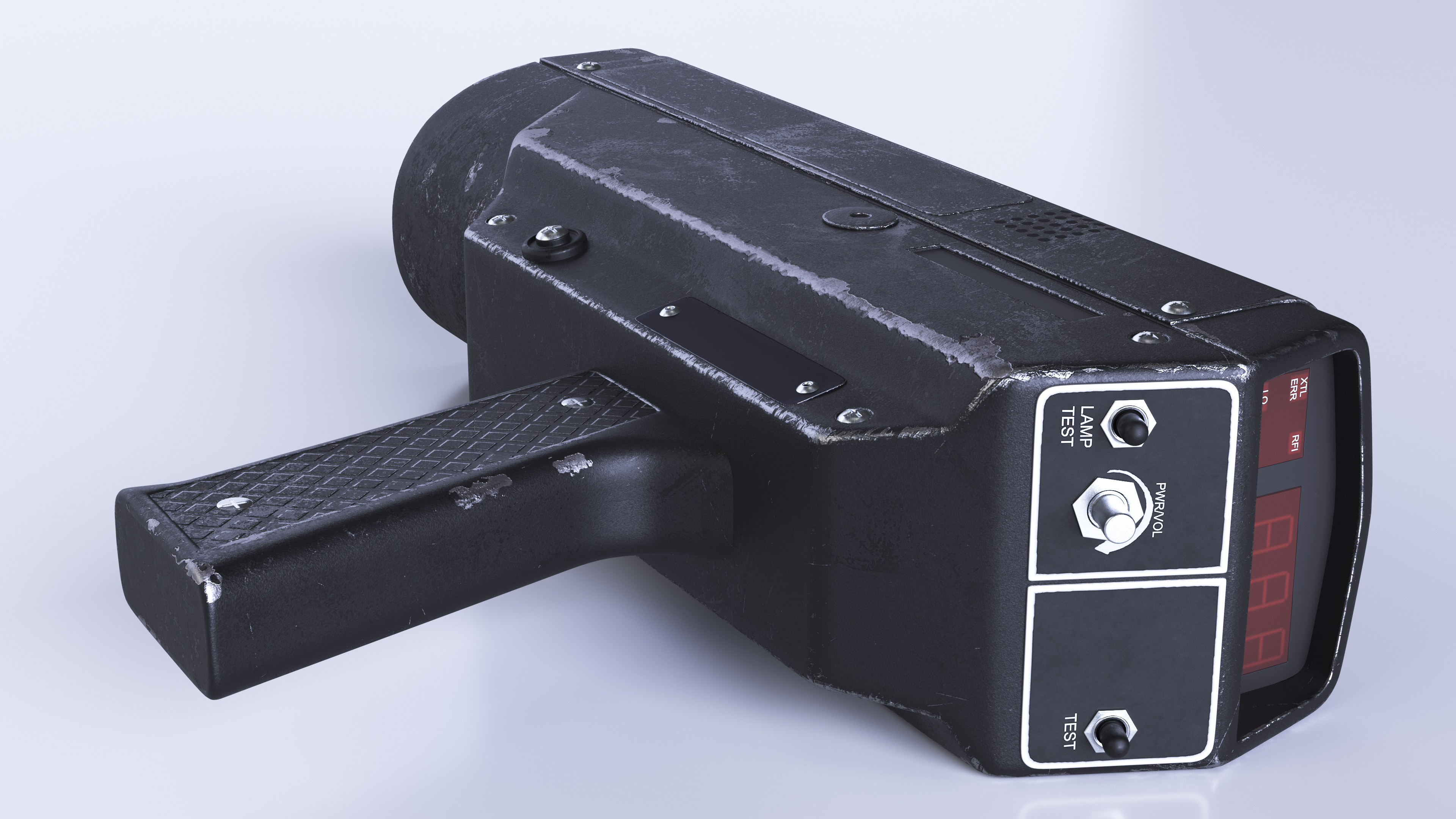 Radar Velocity Gun Black 3D model
