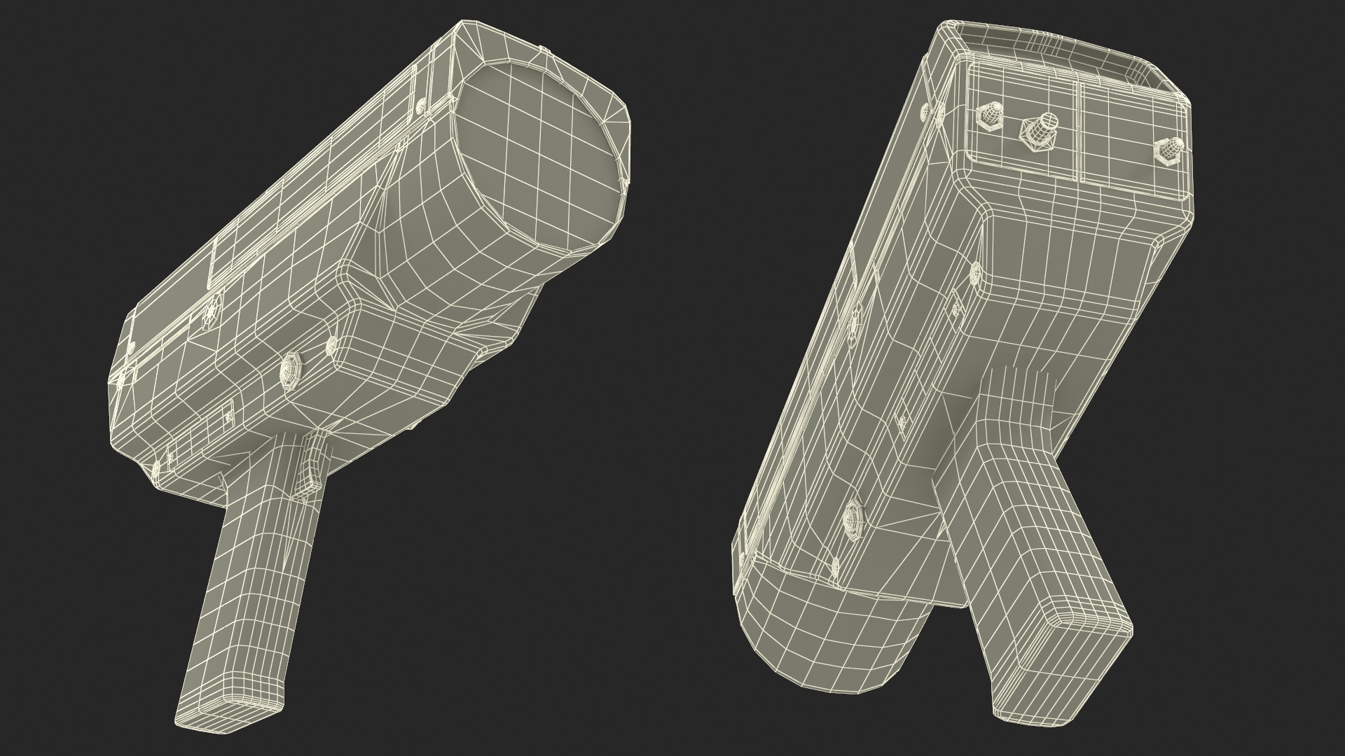 Radar Velocity Gun Black 3D model