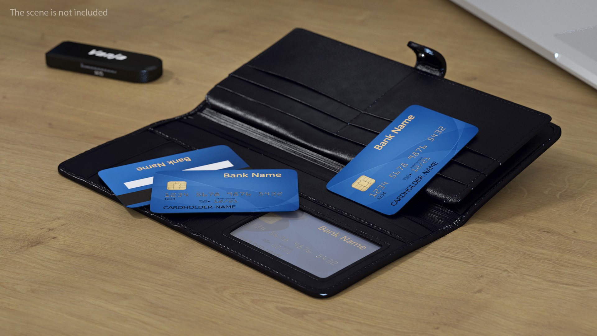 3D Credit Card Mockup model