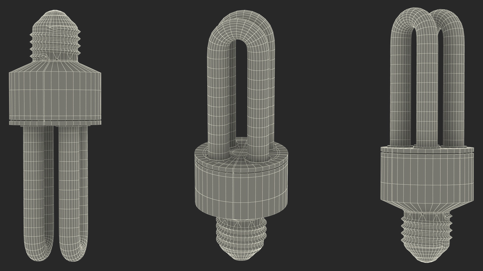 Ultraviolet Light Bulb Lamp Fluorescent 3D model