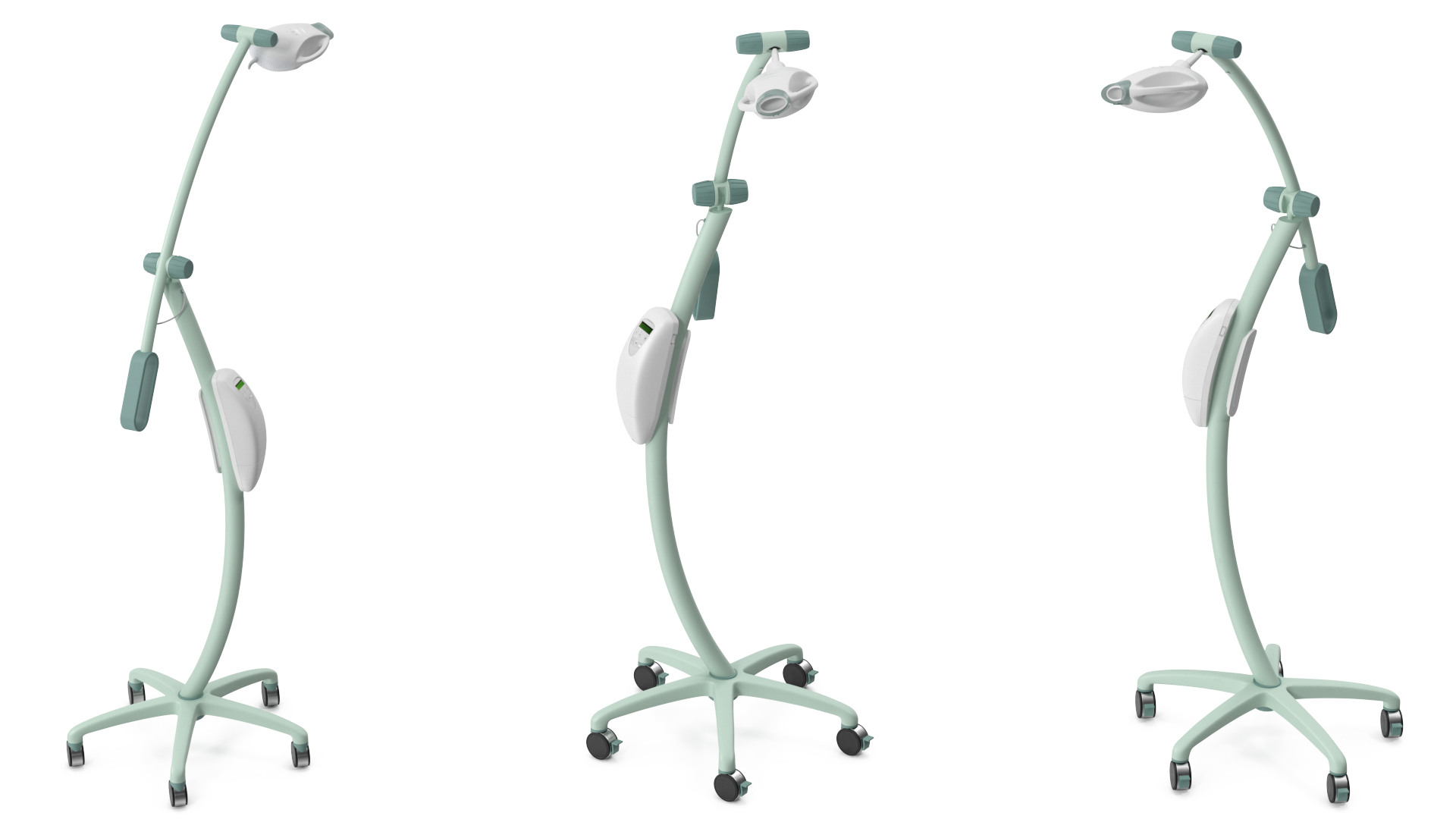 3D Teeth Whitening Floor Lamp Rigged model