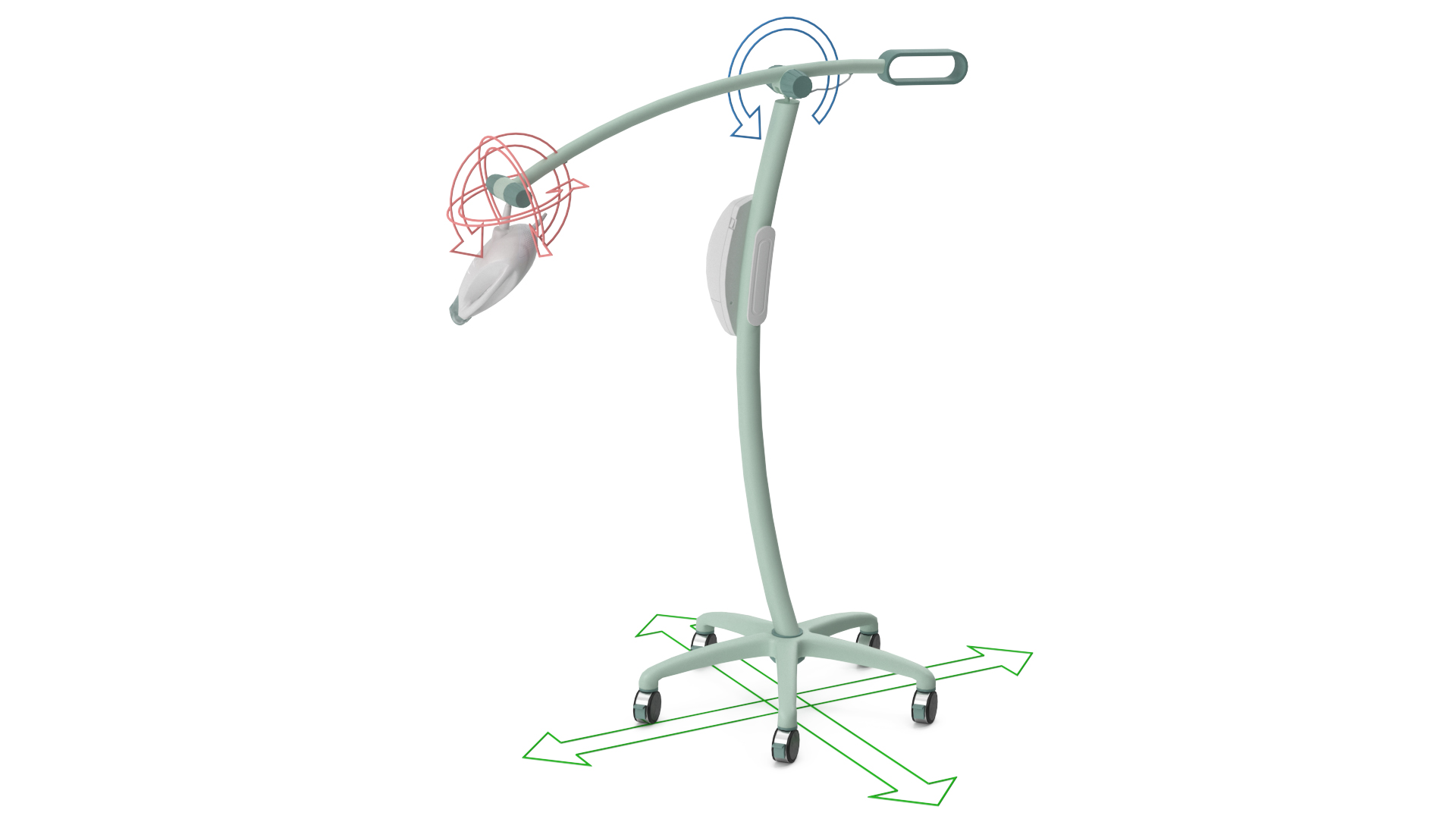 3D Teeth Whitening Floor Lamp Rigged model