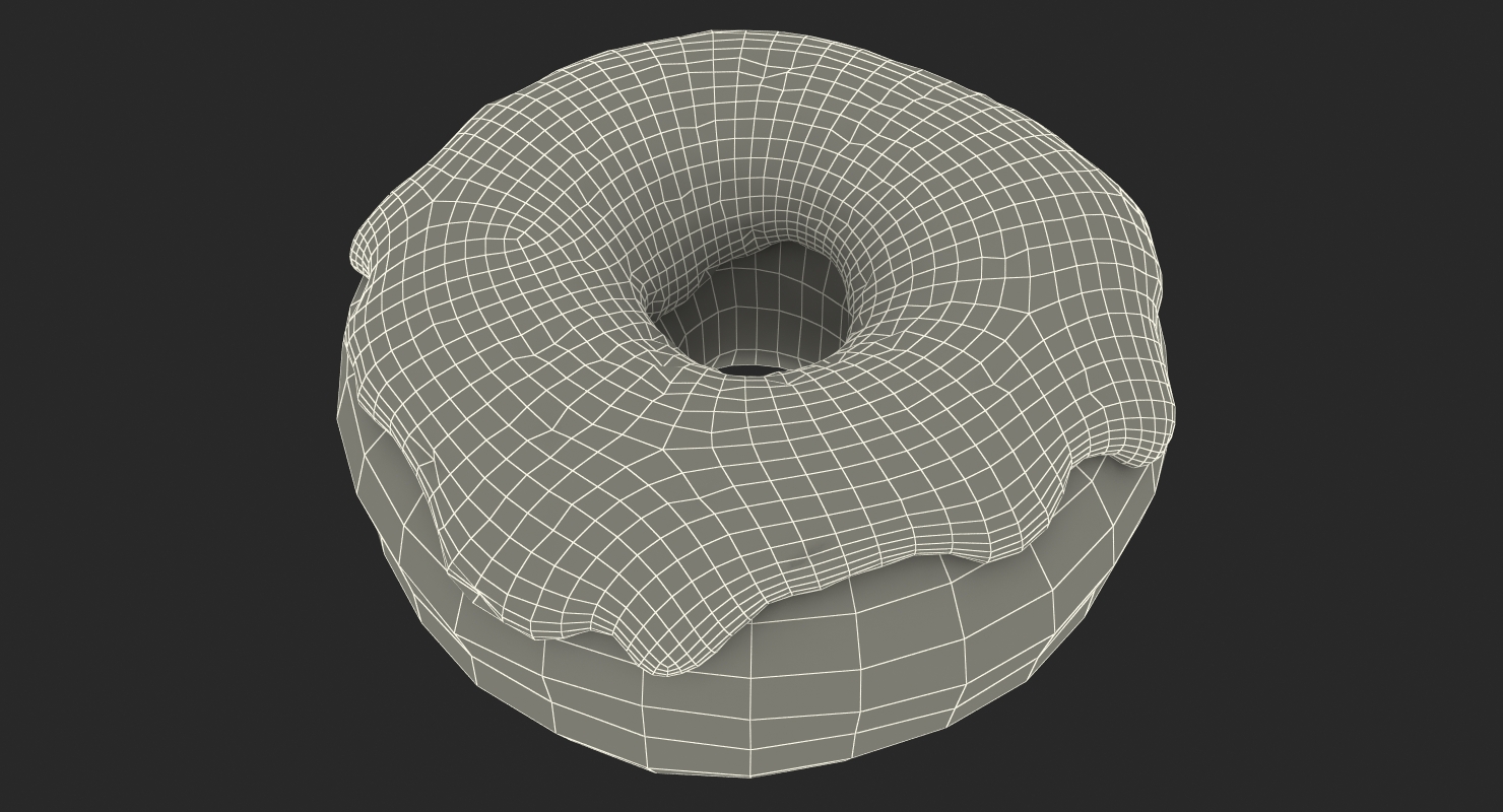 3D Green Donut