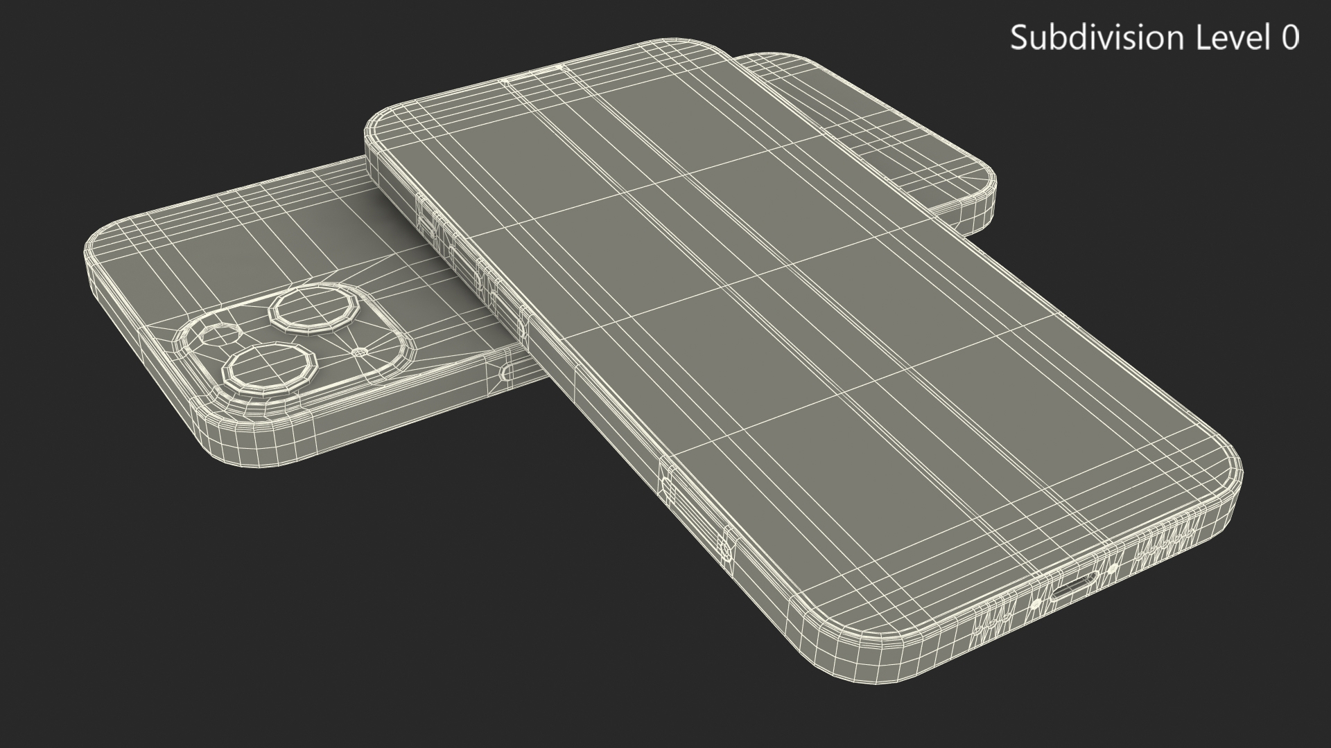 3D model Blue Apple iPhone 13