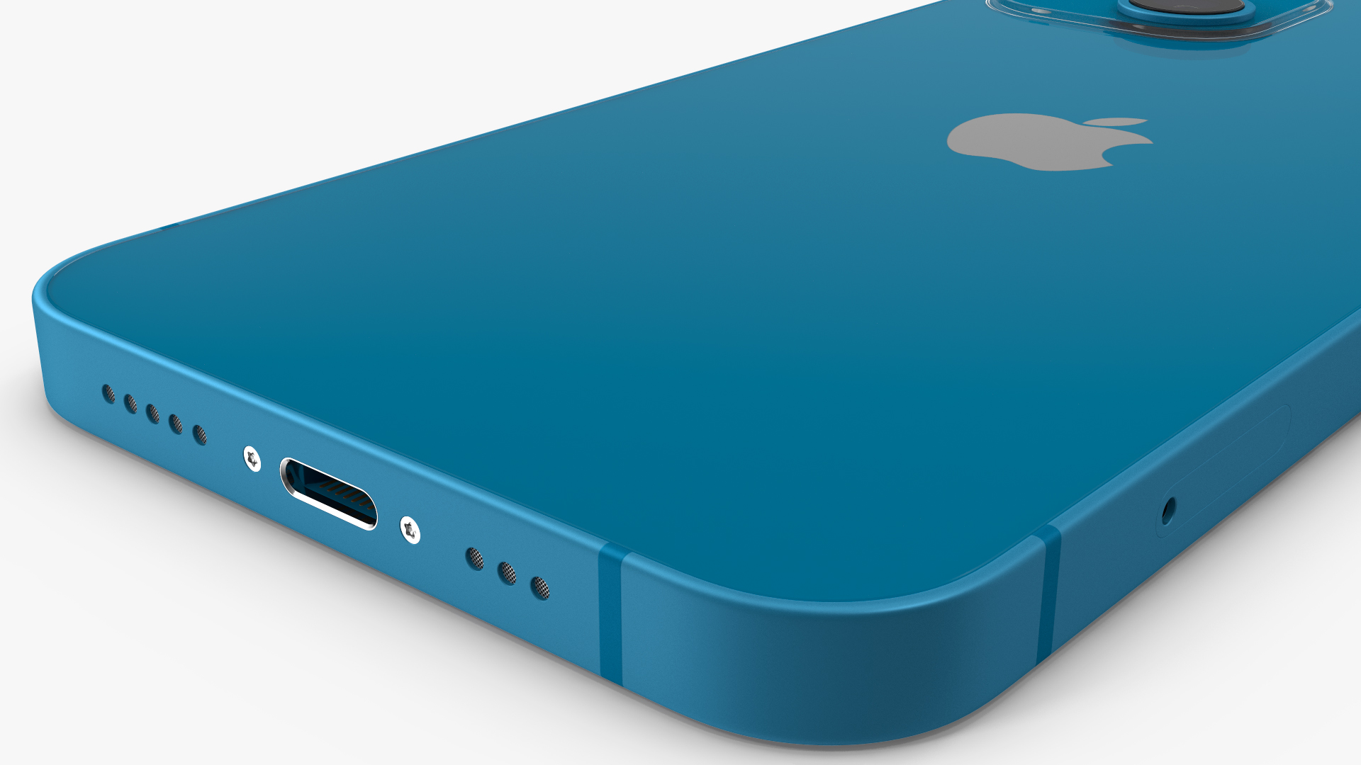 3D model Blue Apple iPhone 13