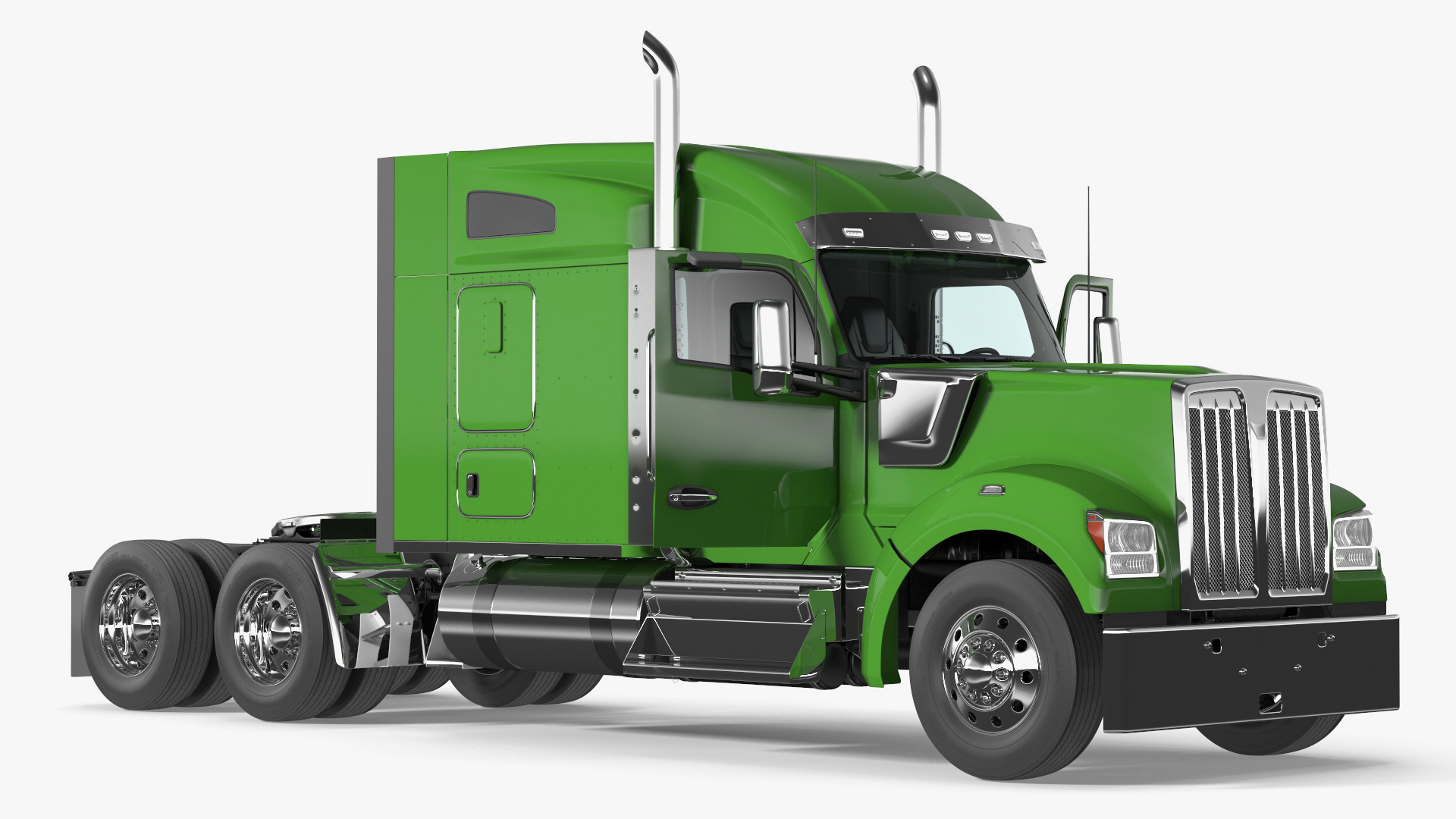 Sleeper Semi Tractor Green - view 4