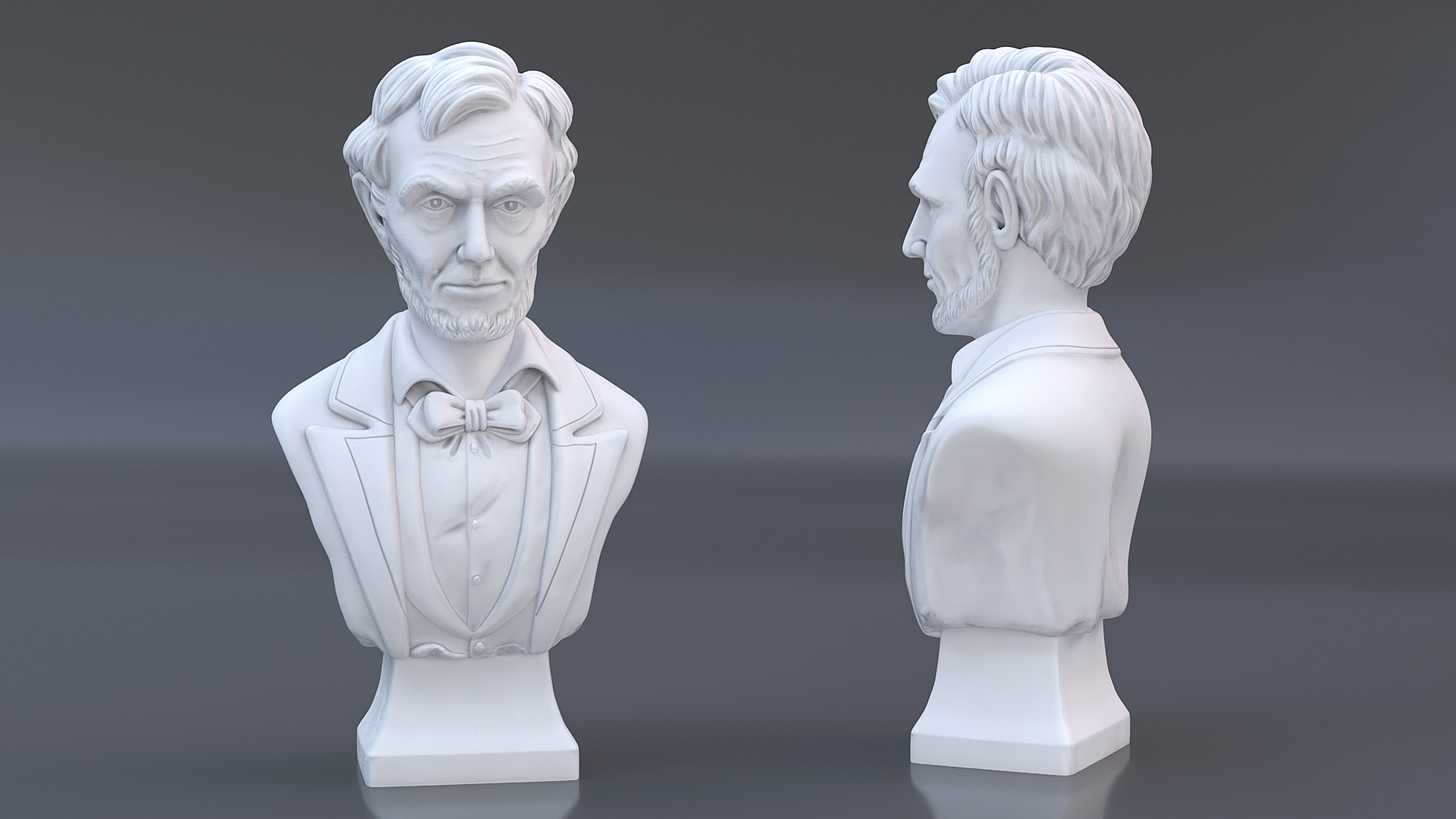 3D model Bust of Lincoln