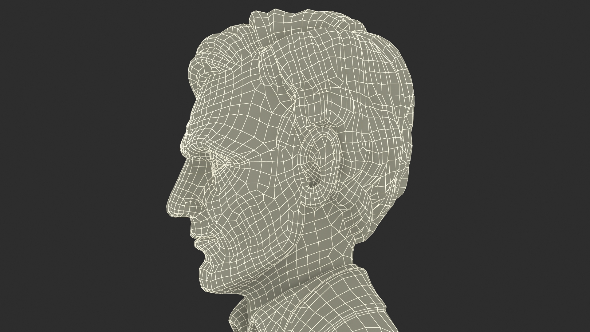 3D model Bust of Lincoln