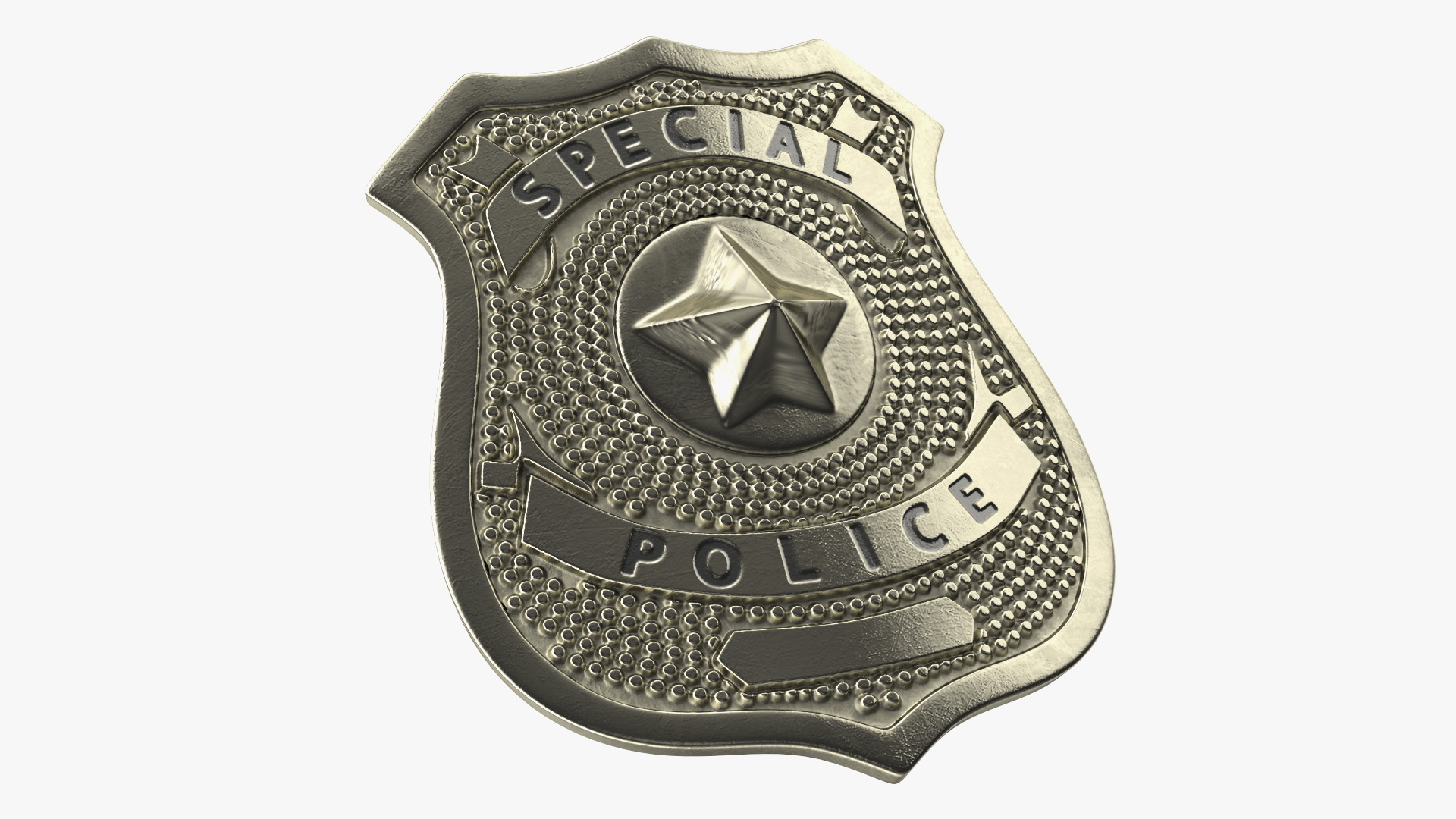 3D model Special Police Badge
