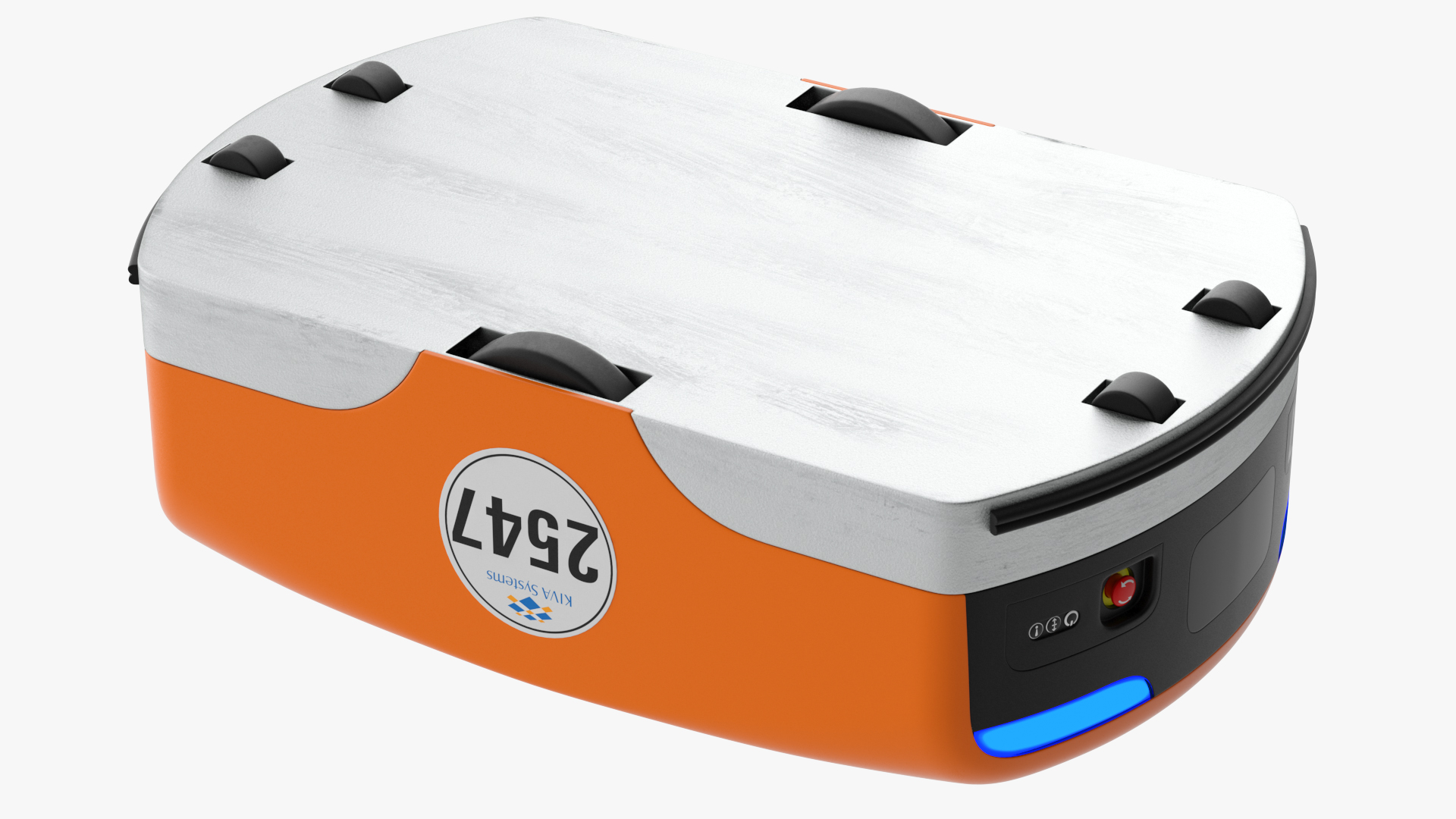 Amazon Kiva Warehouse Robot with Rack 3D