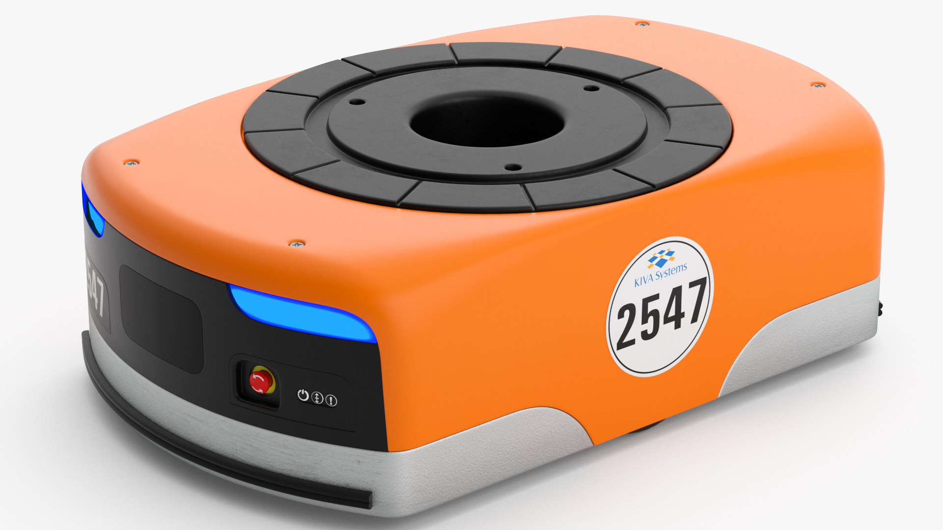 Amazon Kiva Warehouse Robot with Rack 3D