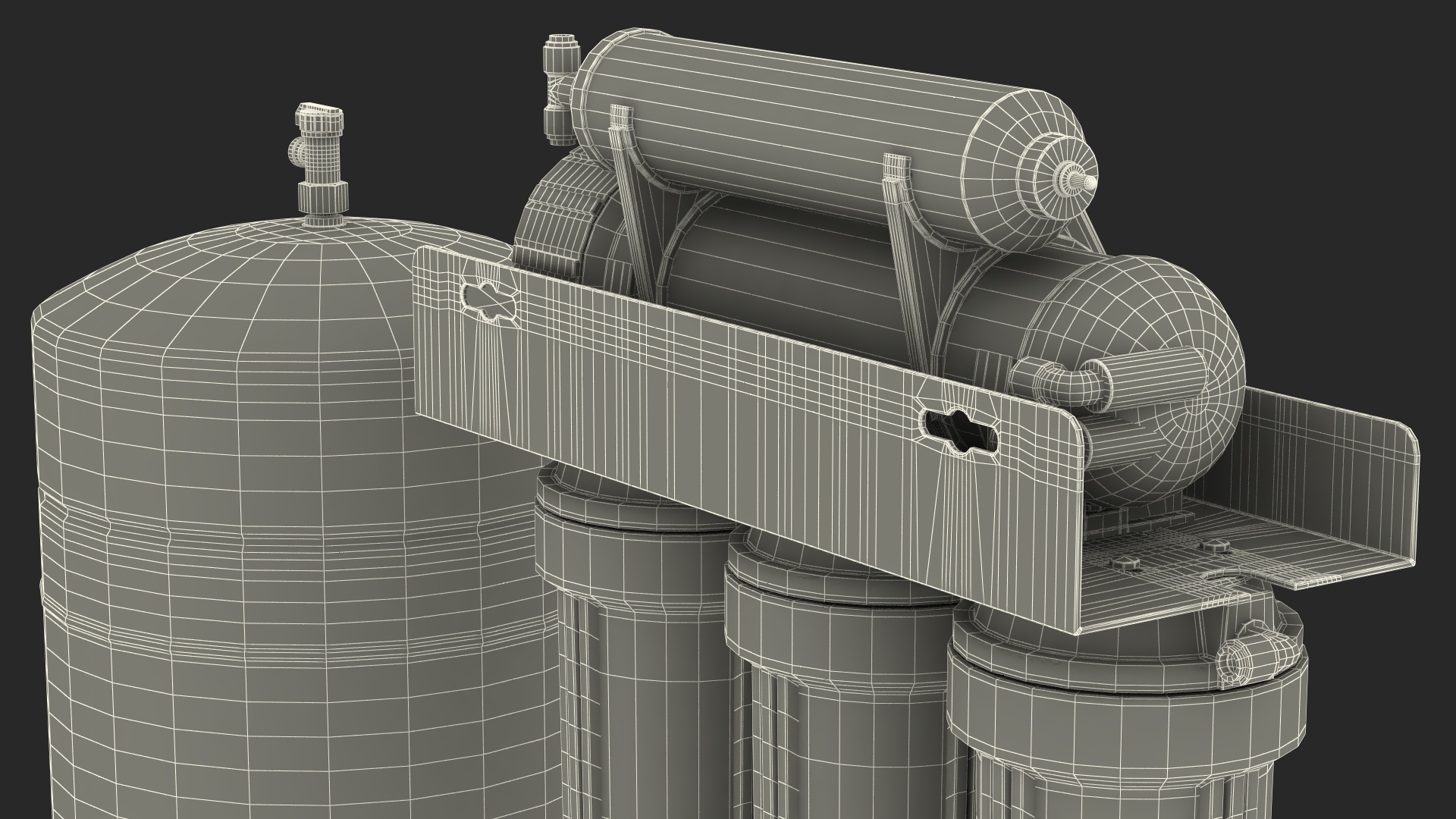 3D Apec Water Filtration System model