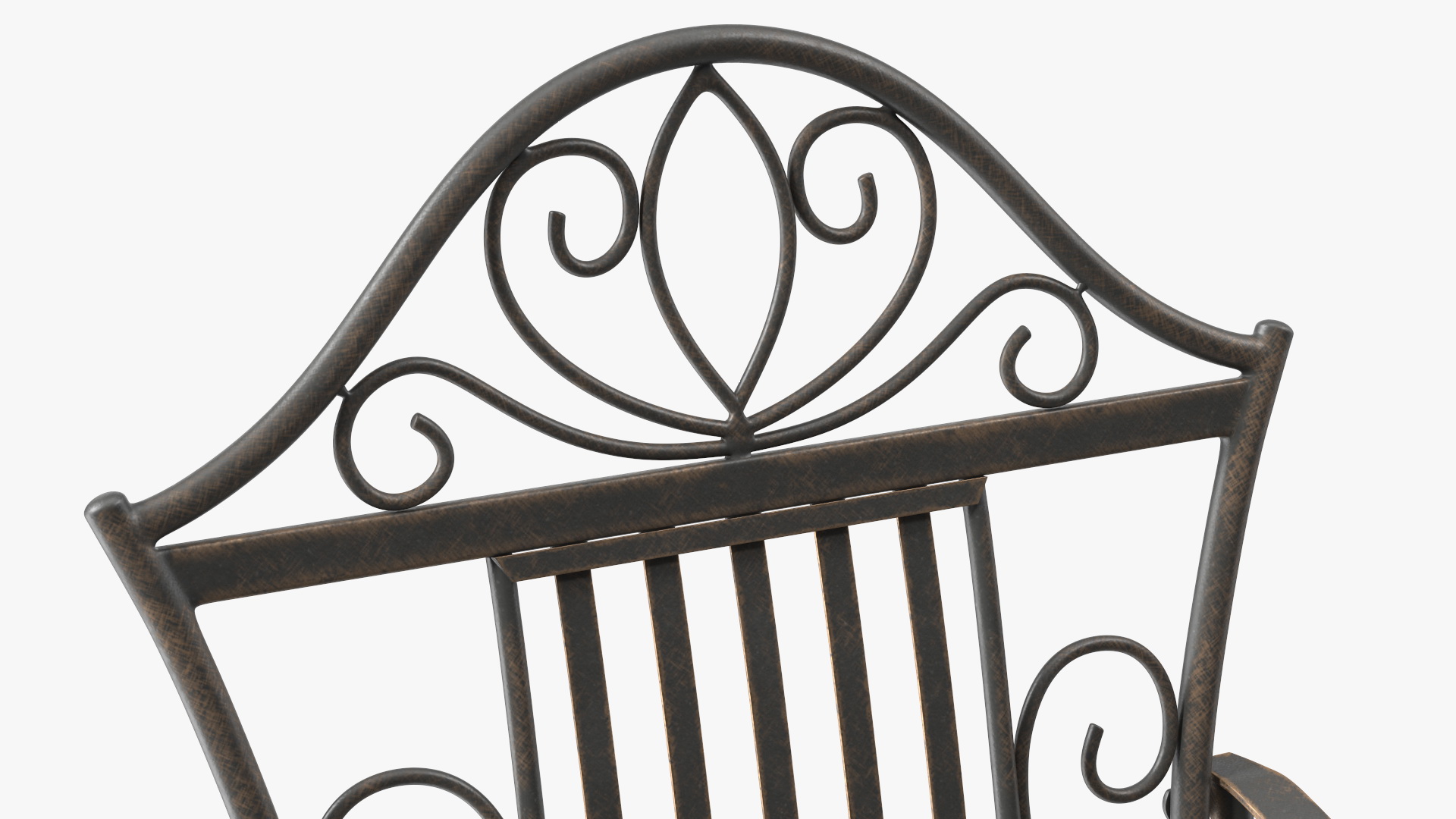 Black Iron Garden Furniture 3D