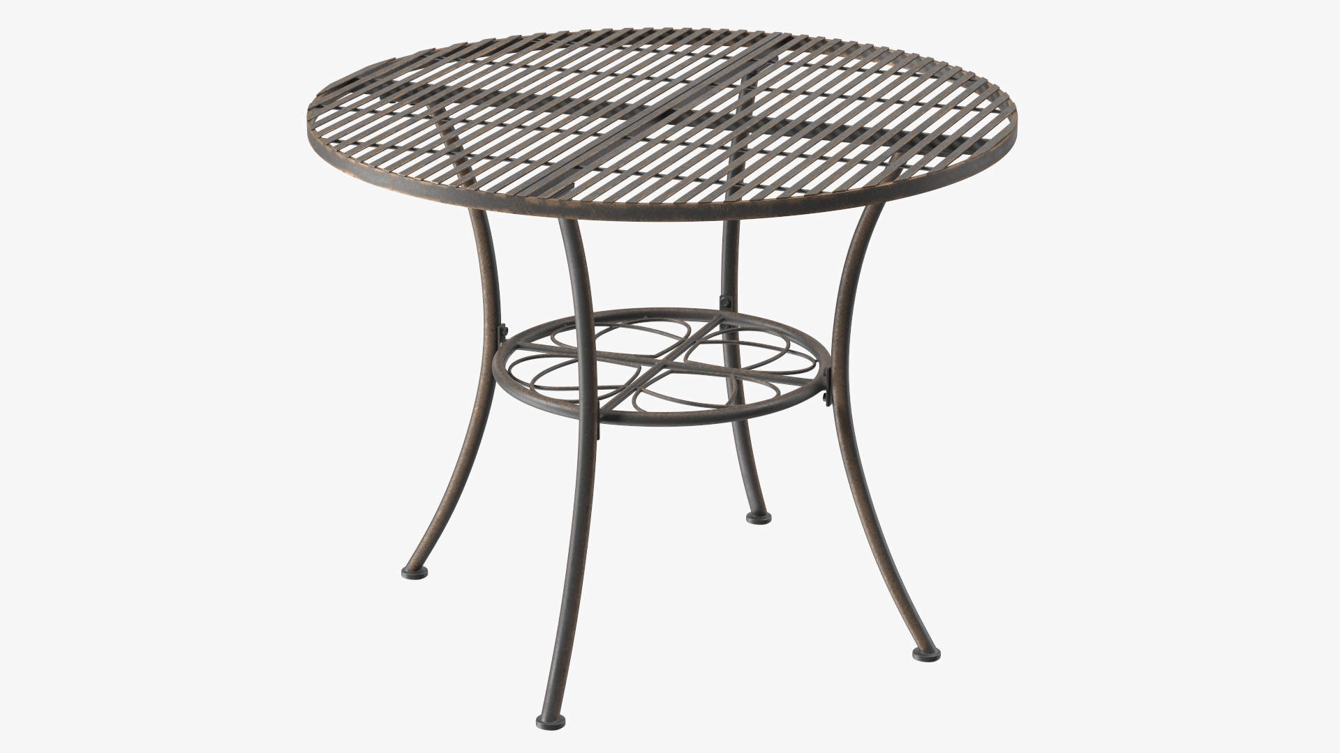 Black Iron Garden Furniture 3D