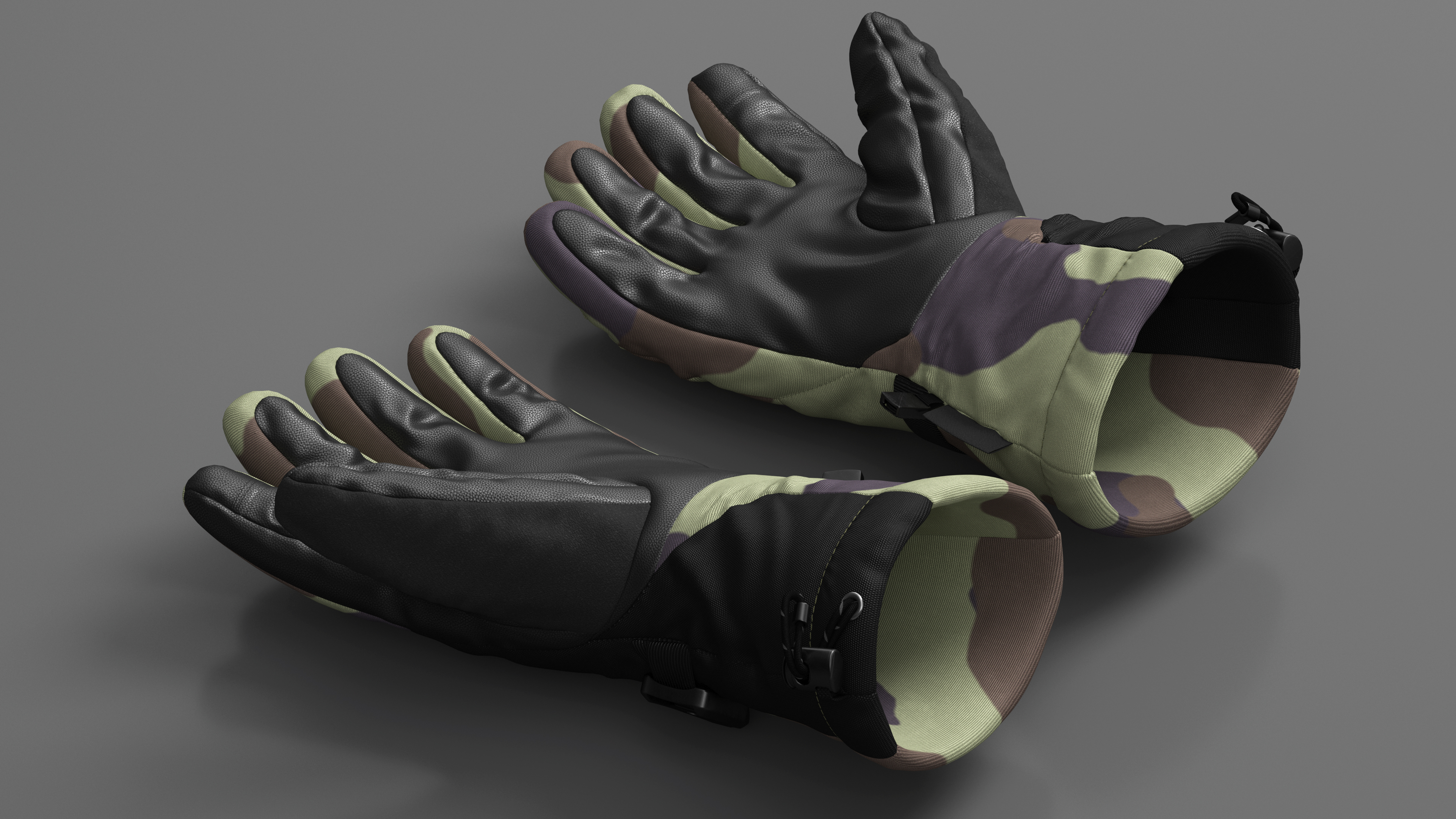 The North Face Mens Montana Etip GTX Ski Gloves Camo 3D
