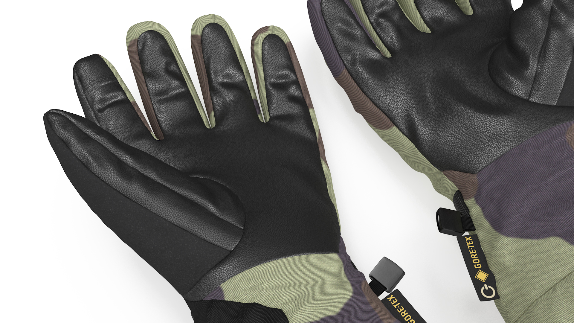 The North Face Mens Montana Etip GTX Ski Gloves Camo 3D