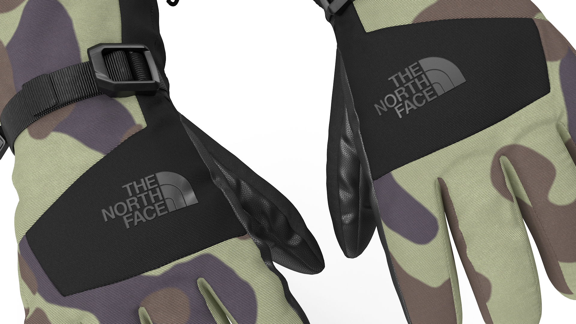 The North Face Mens Montana Etip GTX Ski Gloves Camo 3D