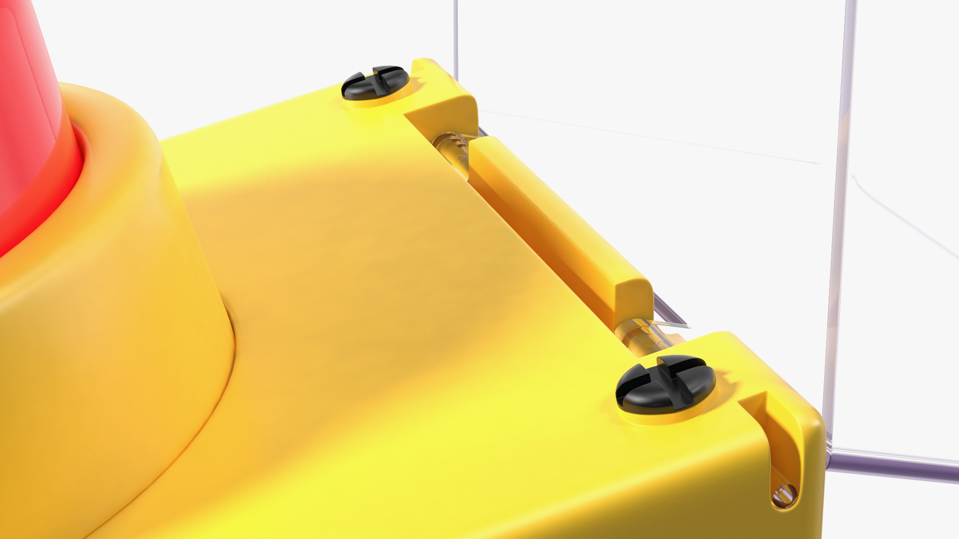 3D Red Panic Button