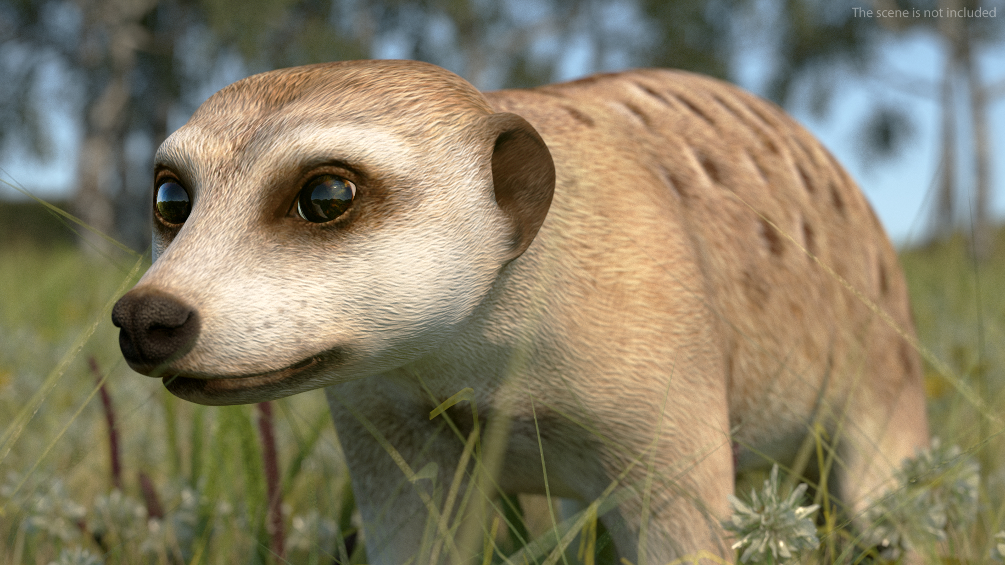 3D model Meerkat Neutral Pose