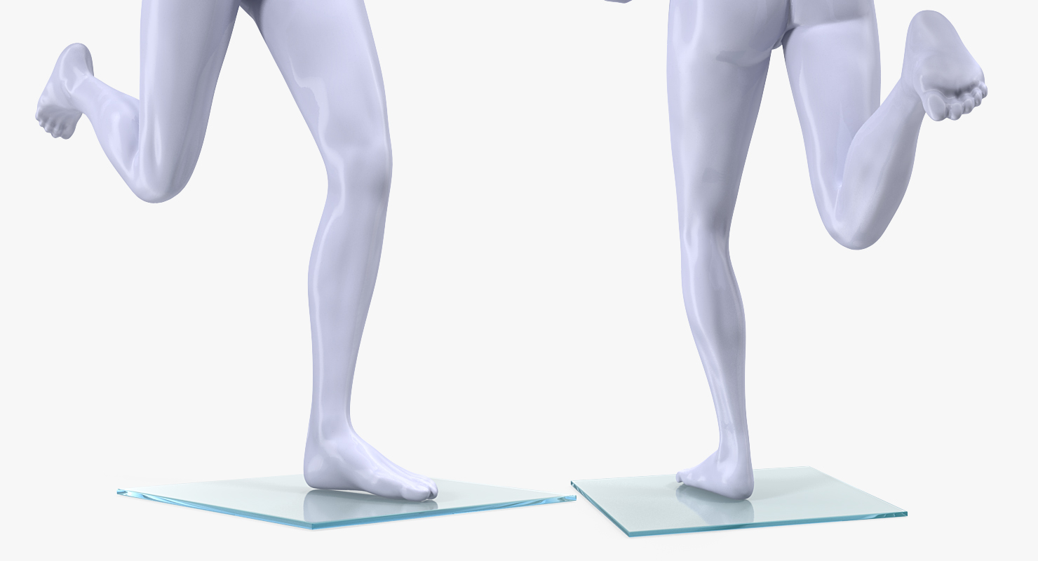 Running Male Mannequin 3D